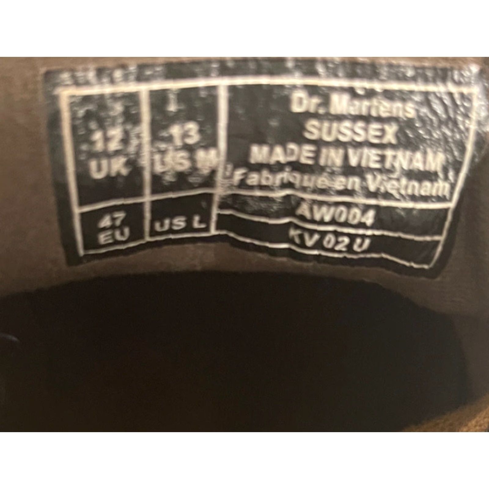 Dr. Martens Dr Doc Martens Sussex Industrial Chukka Boots 3 Eye Brown Leather Men's Size 13 Size US 12 / EU 45 - 7 Thumbnail