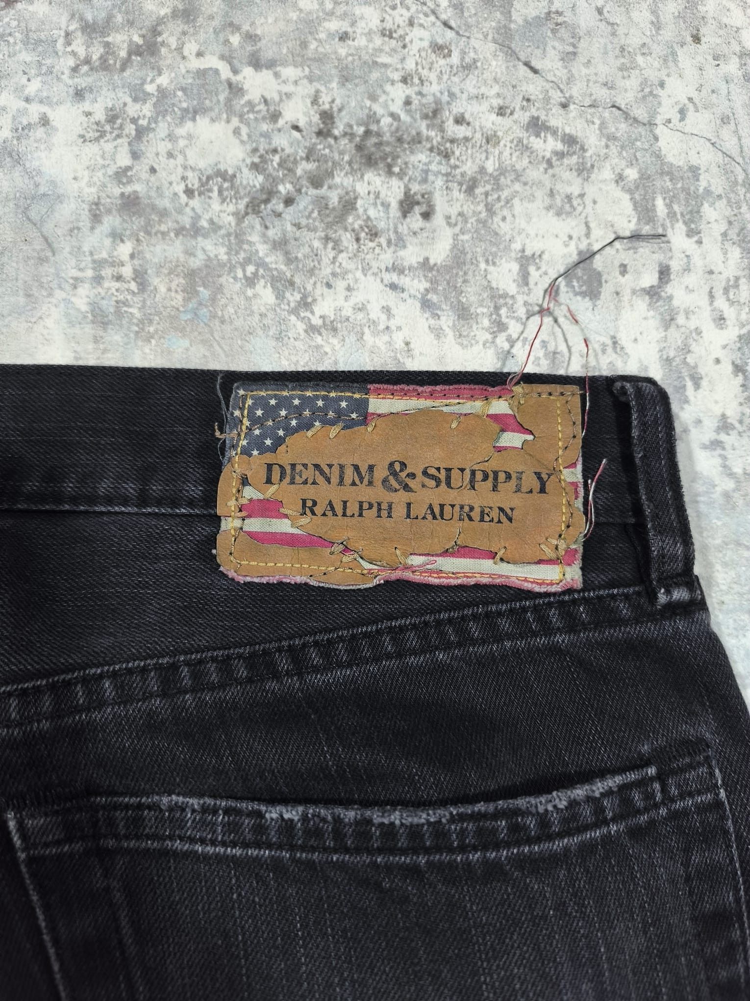 Denim & Supply Ralph Lauren Archival Slim Fit Denim Supply RL Black Faded Jeans Size US 32 / EU 48 - 5 Thumbnail