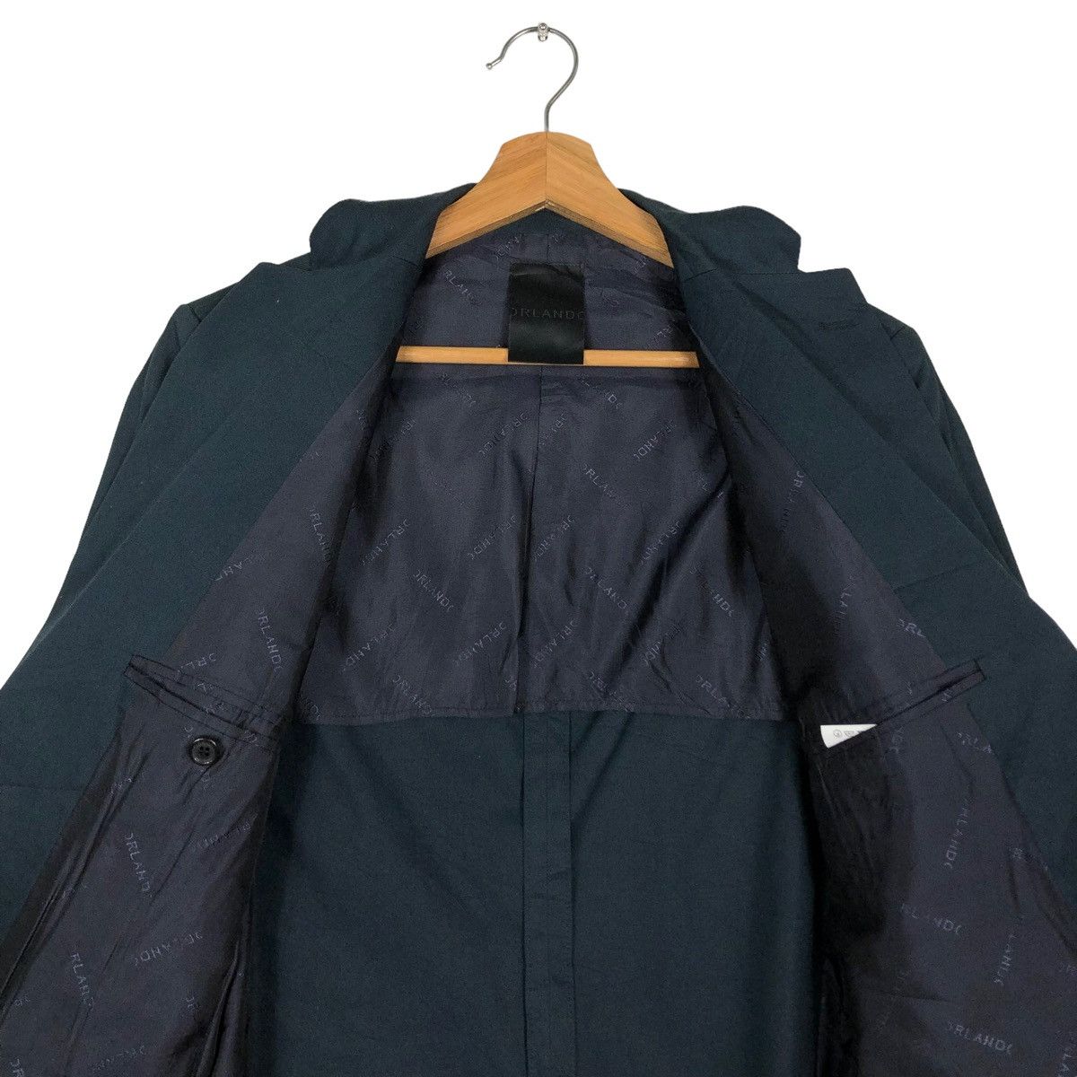 Japanese Brand 🔥RICH BLACK DOUBLE BREAST COATS JACKET ORLANDO ITALY Size US M / EU 48-50 / 2 - 14 Thumbnail