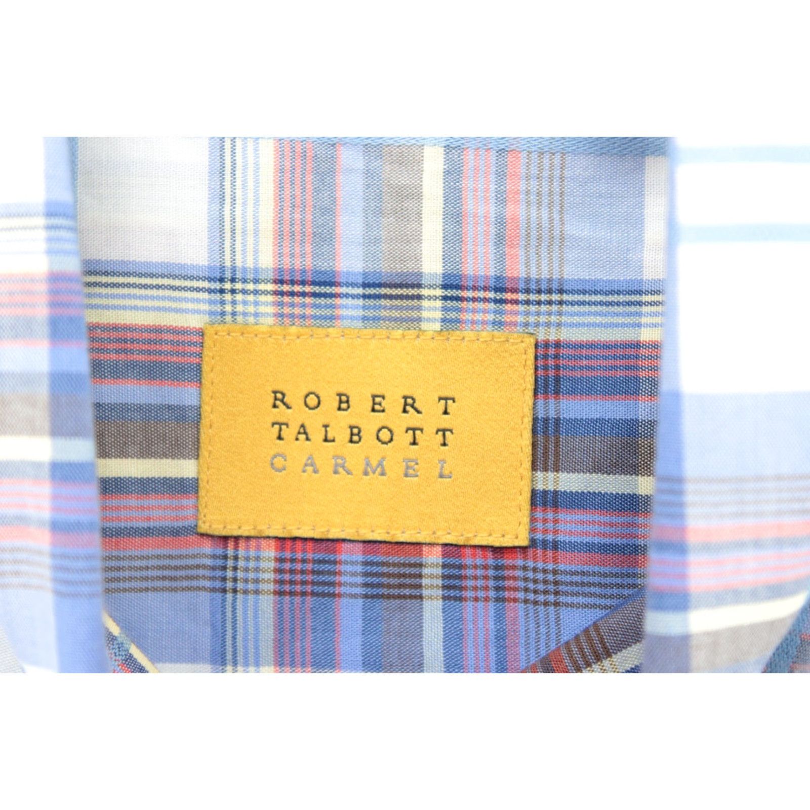 Robert Talbott Robert Talbott Carmel Shirt Men's XL Multicolor Plaid Short Sleeve Button Up Size US XL / EU 56 / 4 - 7 Thumbnail