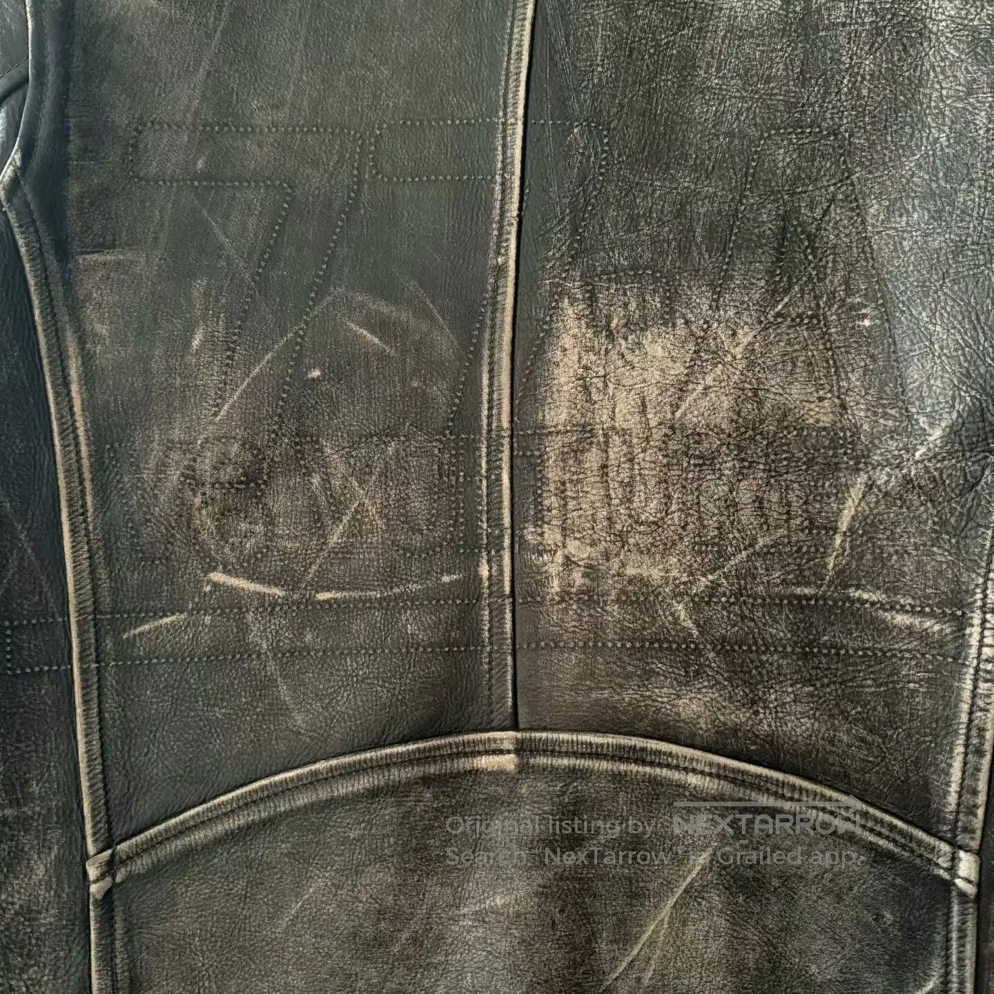 Levi's Vintage Clothing Levi's LVC Distressed Vintage Leather Jacket. Size US M / EU 48-50 / 2 - 8 Thumbnail