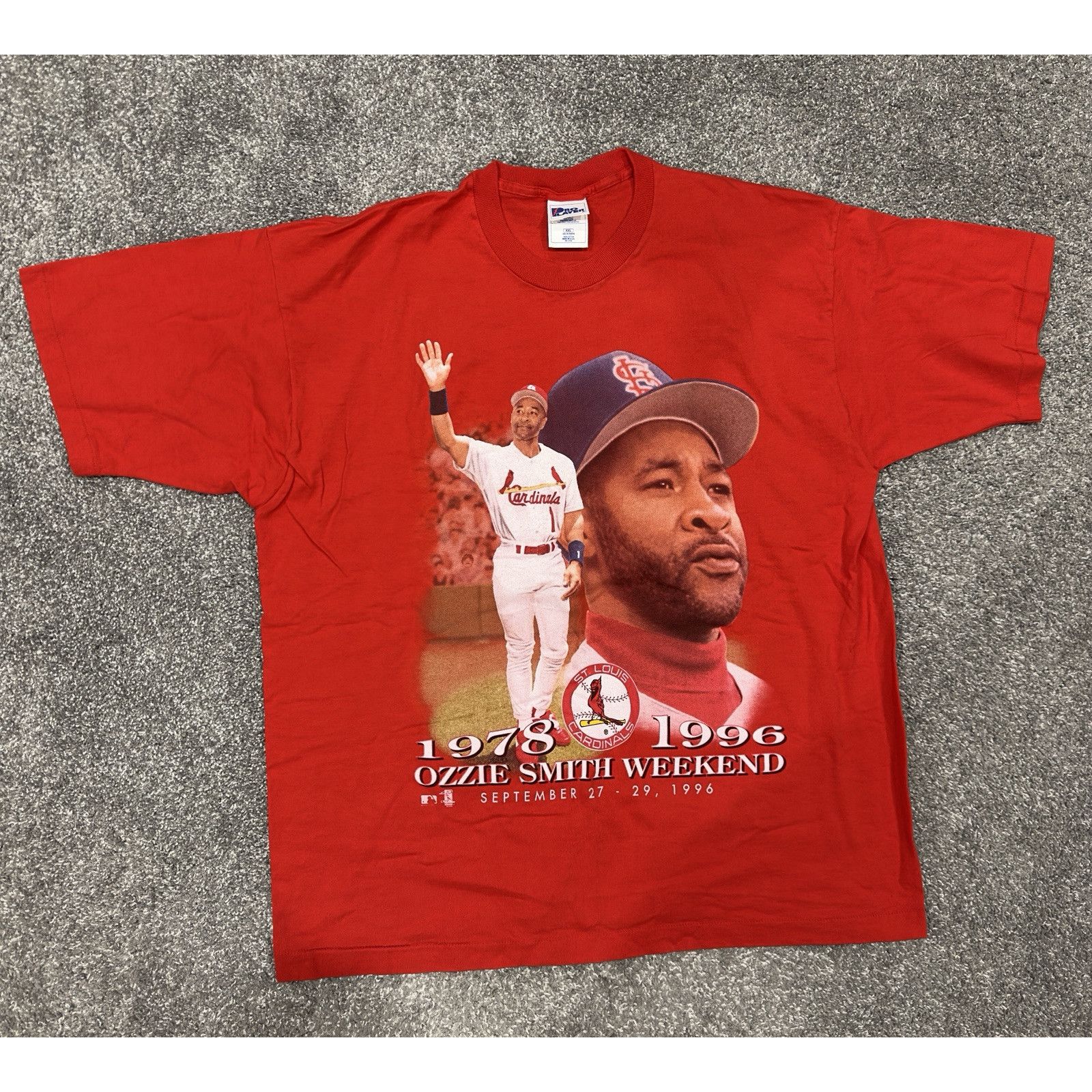 Pro Player OZZIE SMITH Pro Player 2XL Shirt St Louis Cardinals Baseball Size US XXL / EU 58 / 5 - 1 Thumbnail