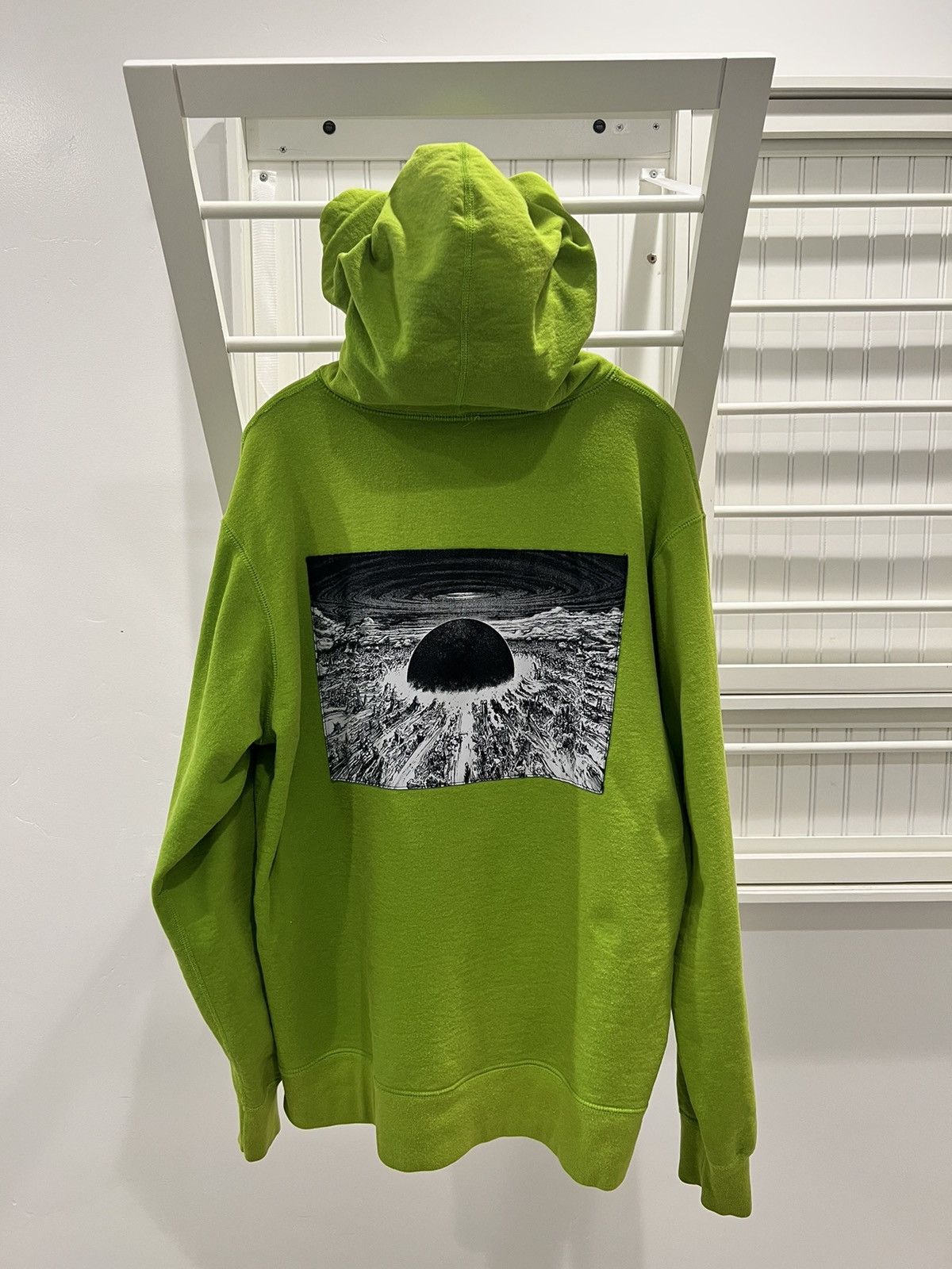 image of Supreme Akira Patches Hoodie in Green/Lime, Men's (Size XL)