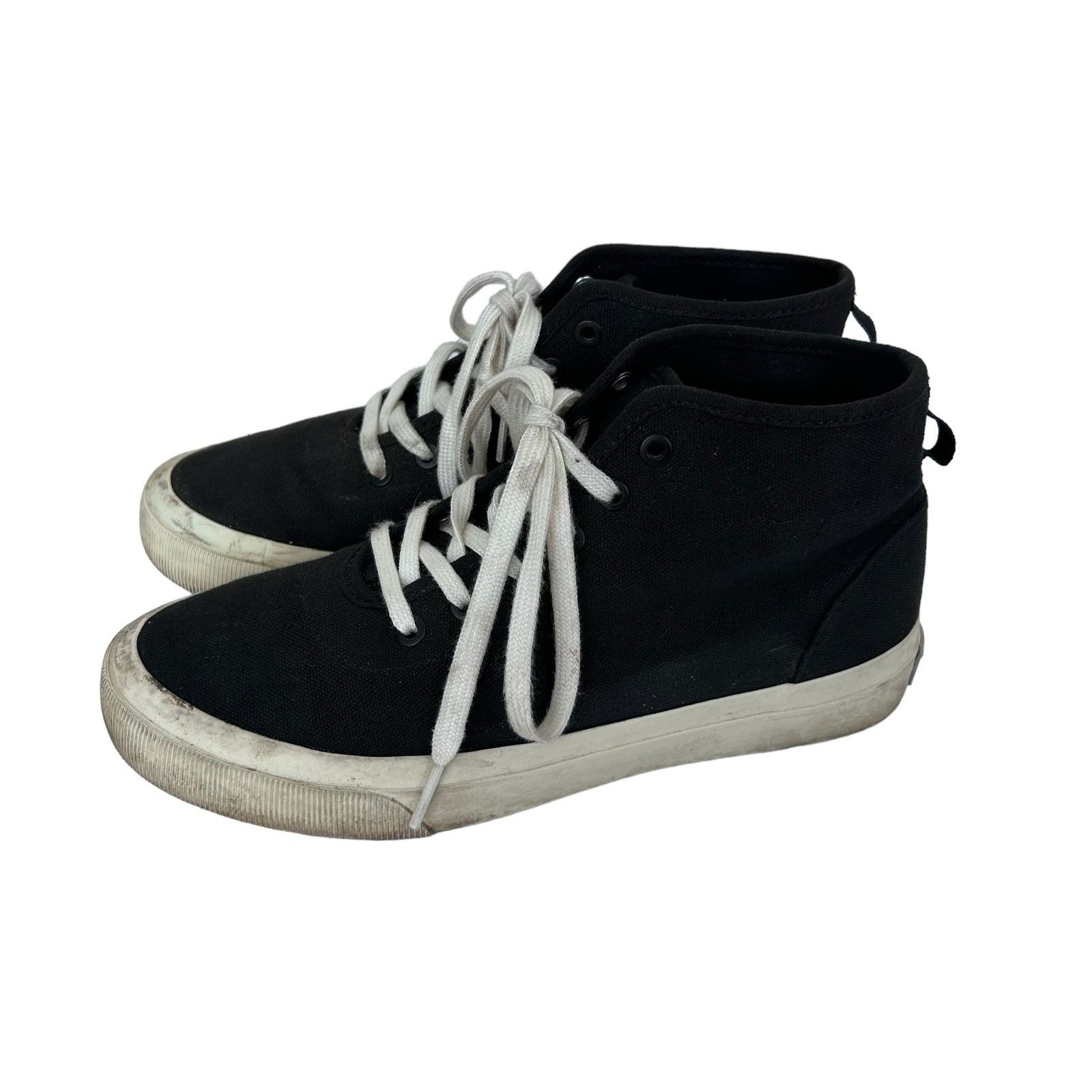 Everlane Everlane Black The Forever High Top Sneakers Sz 7 Size US 7 / IT 37 - 3 Thumbnail