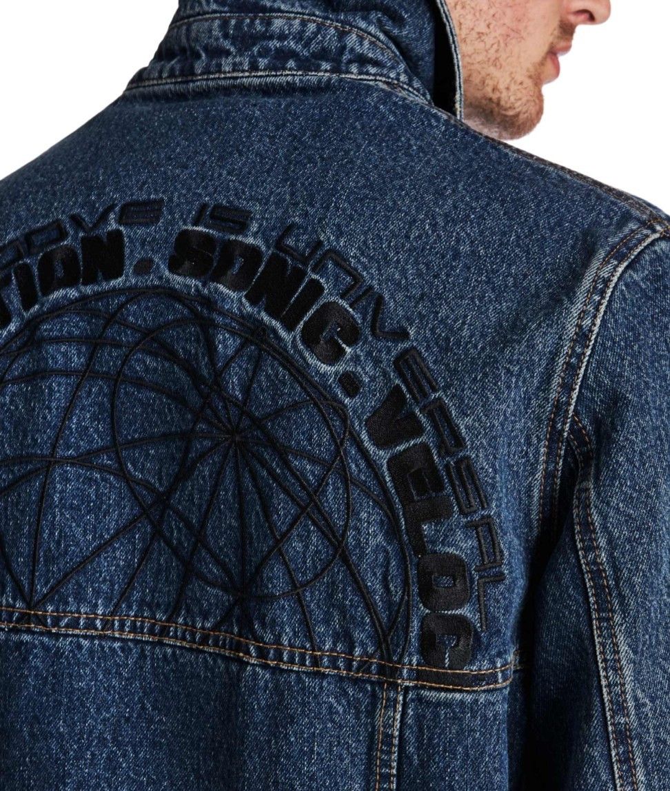 Alexander McQueen Embroidered Stonewashed Trucker Jacket Size US S / EU 44-46 / 1 - 2 Thumbnail