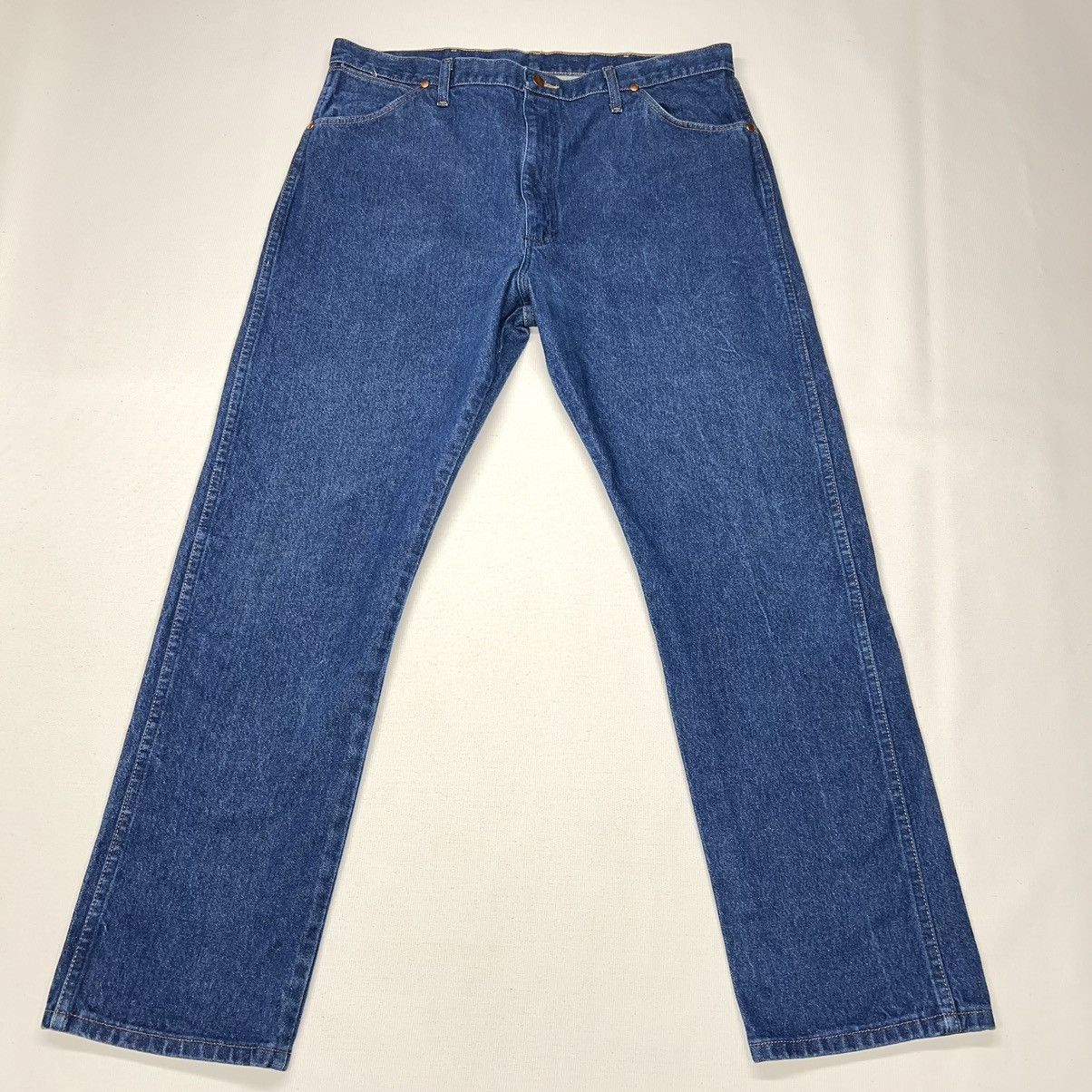 Wrangler Wrangler Jeans Blue Cowboy Cut Slim Denim Western 936DEN Size US 40 / EU 56 - 1 Thumbnail