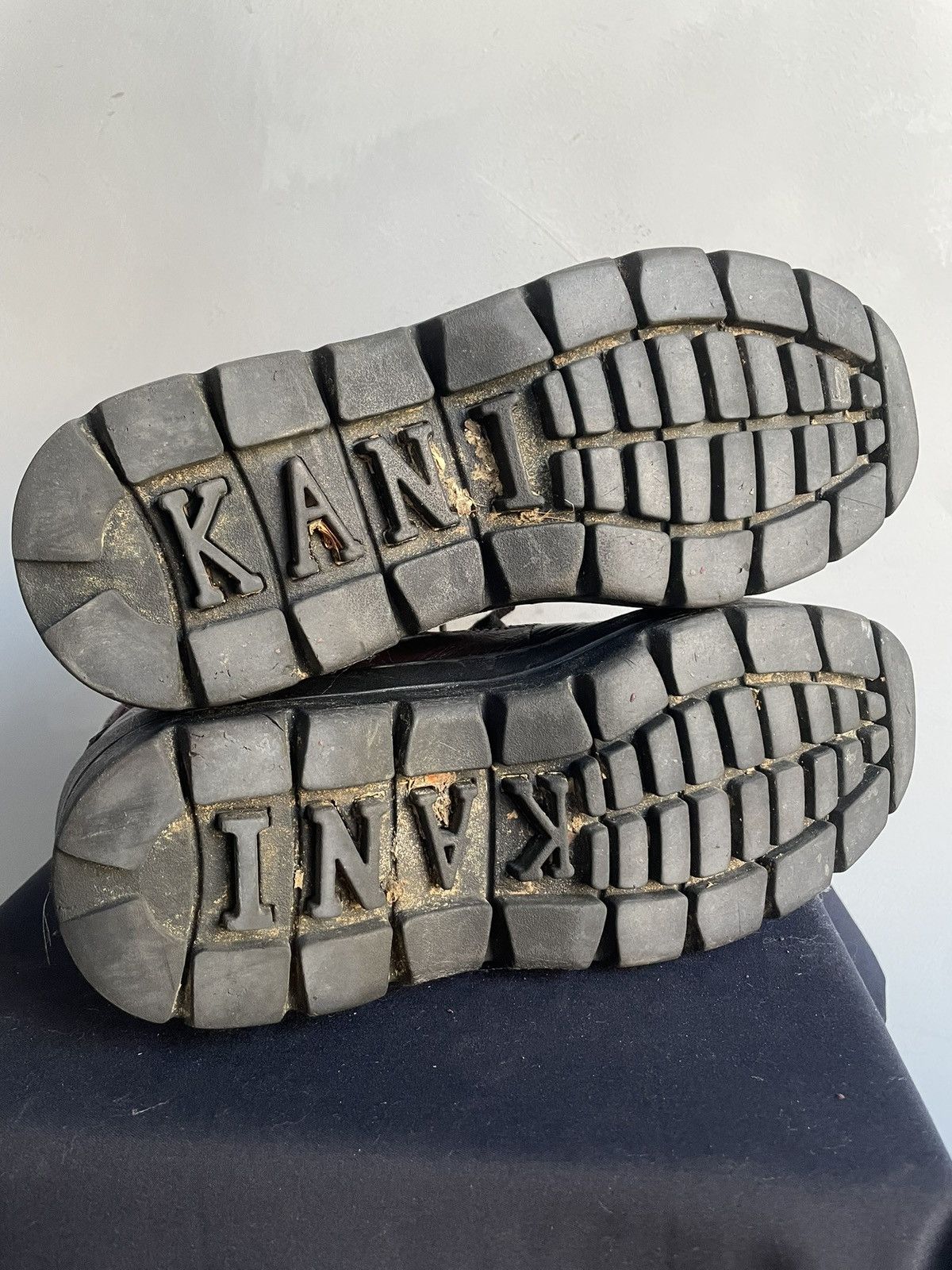 Karl Kani Burgundy New Rock Platform boots y2k avant garde karl kani Size US 10 / EU 43 - 11 Thumbnail