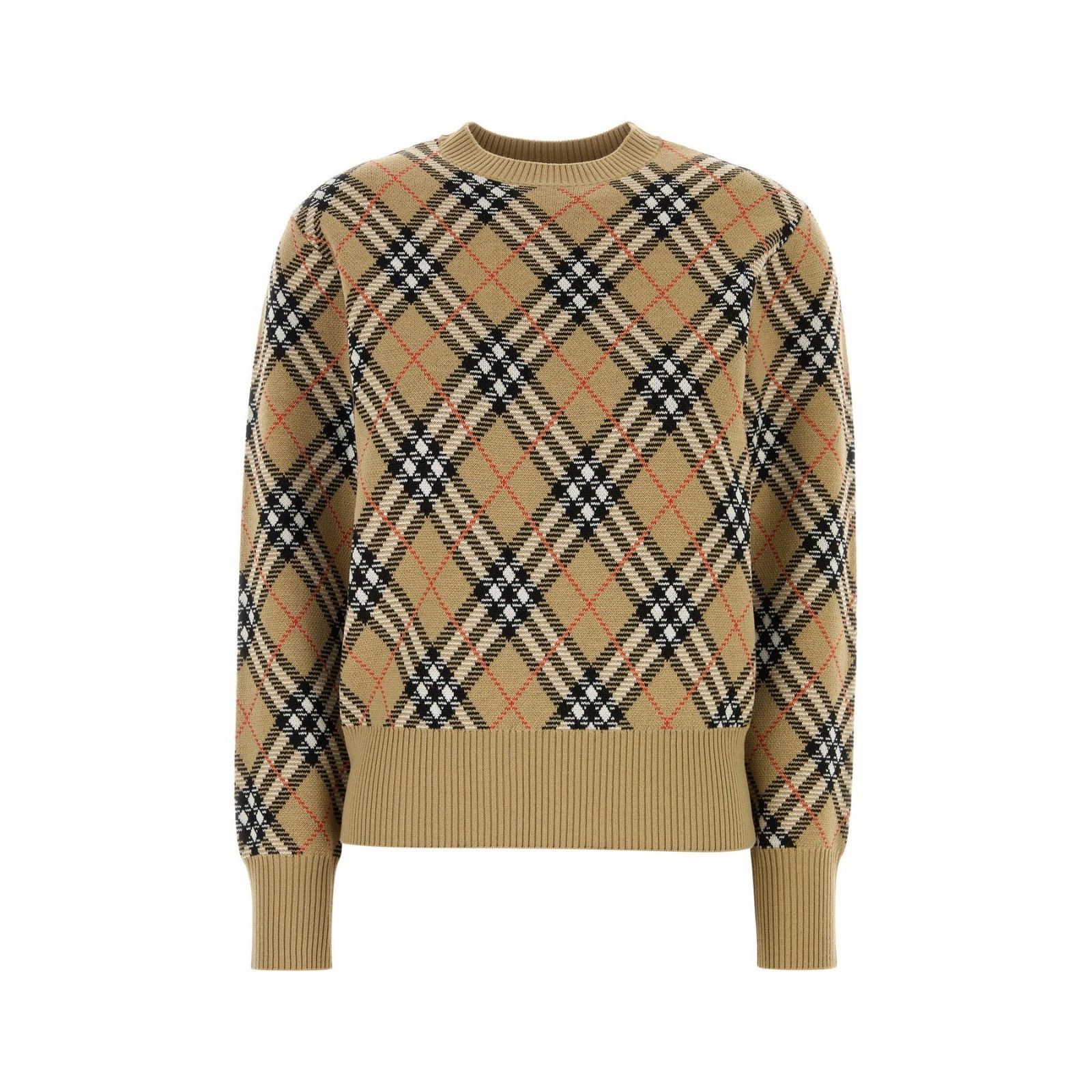 BURBERRY Embroidered Wool Blend Sweater New & Authentic (Wom