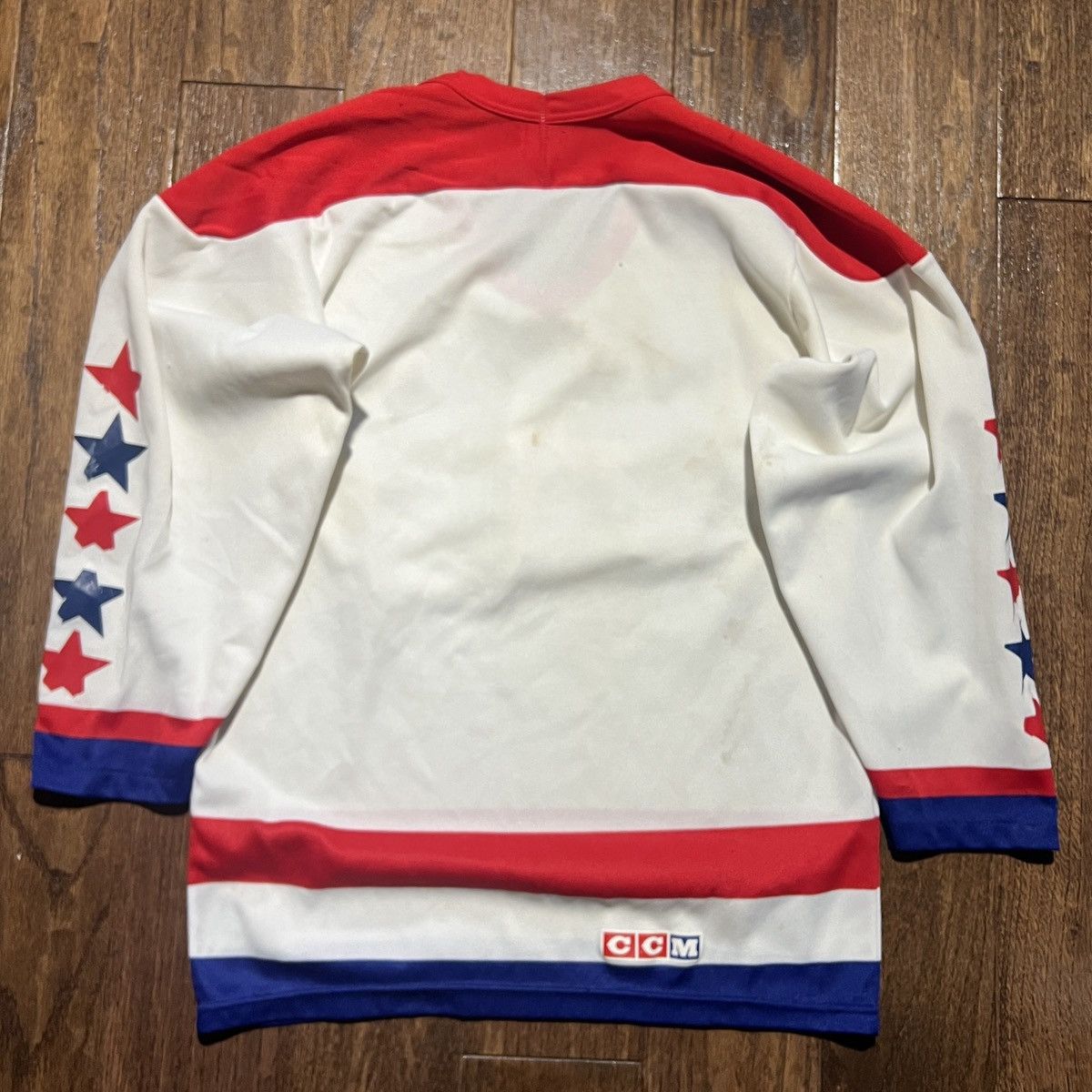 Ccm vintage ccm maska washington capitals away jersey Size US S / EU 44-46 / 1 - 5 Thumbnail