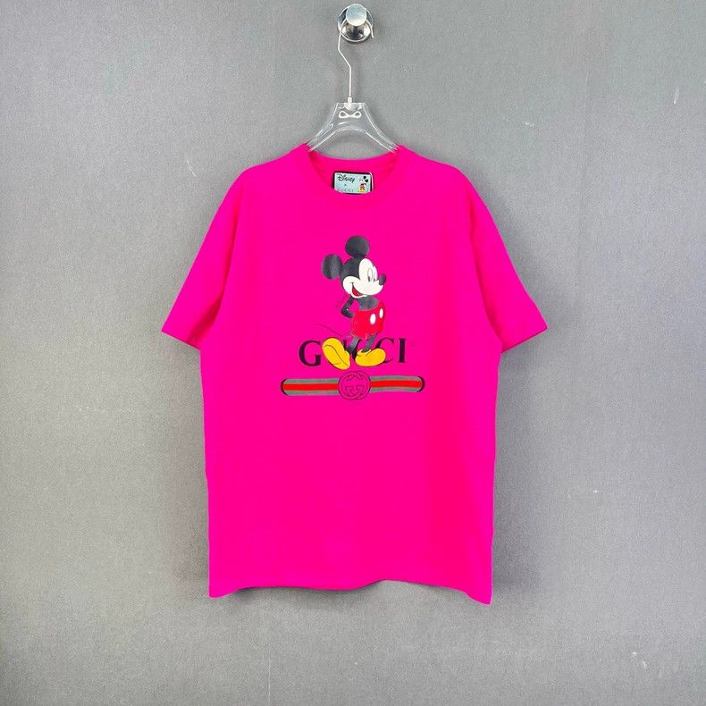 Gucci GucciRed authentic DISNEY co-branded round-neck short sleev Size L / US 10 / IT 46 - 1 Thumbnail