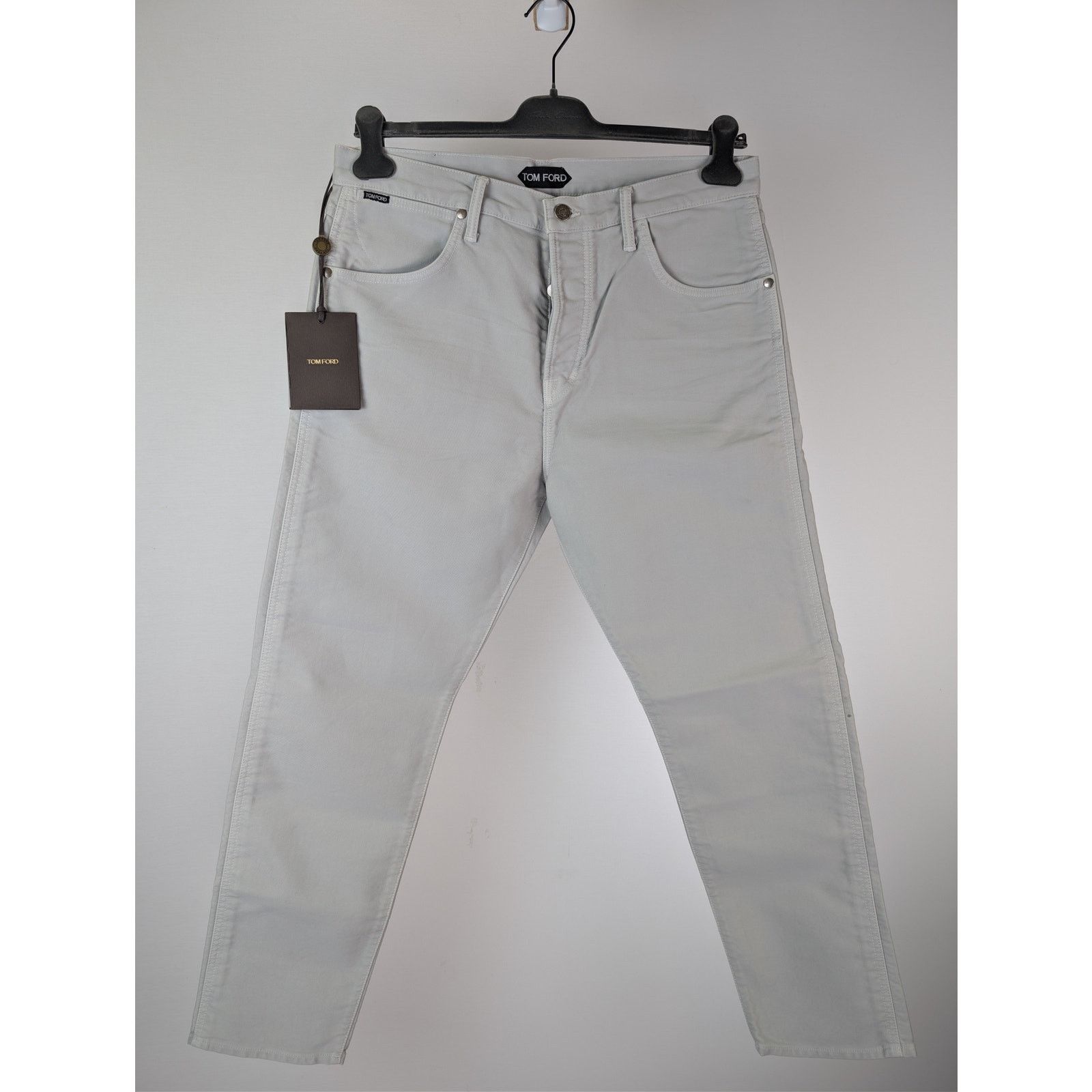 Tom Ford o1rshd1 Tapered Fit Denim Jeans in Grey Size US 34 / EU 50 - 9 Thumbnail