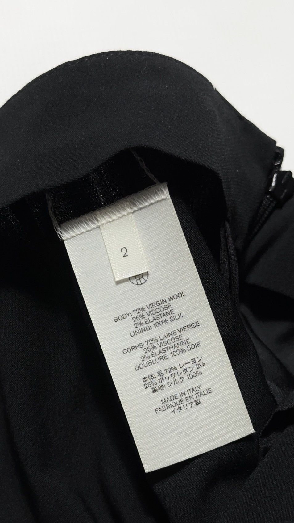The Row The Row 7249 W1761 black pants wool/viscose/silk Size 26" / US 2 / IT 38 - 4 Thumbnail