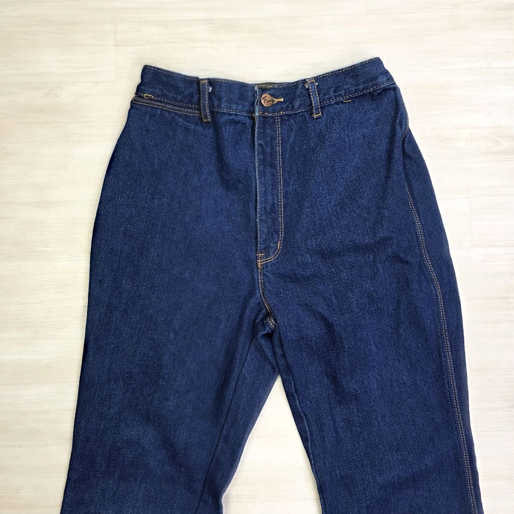 Gloria Vanderbilt VINTAGE Gloria Vanderbilt Jeans Indigo High Waist 24 x 34 70s 80s Womens Size 42" / US 20 - 3 Thumbnail