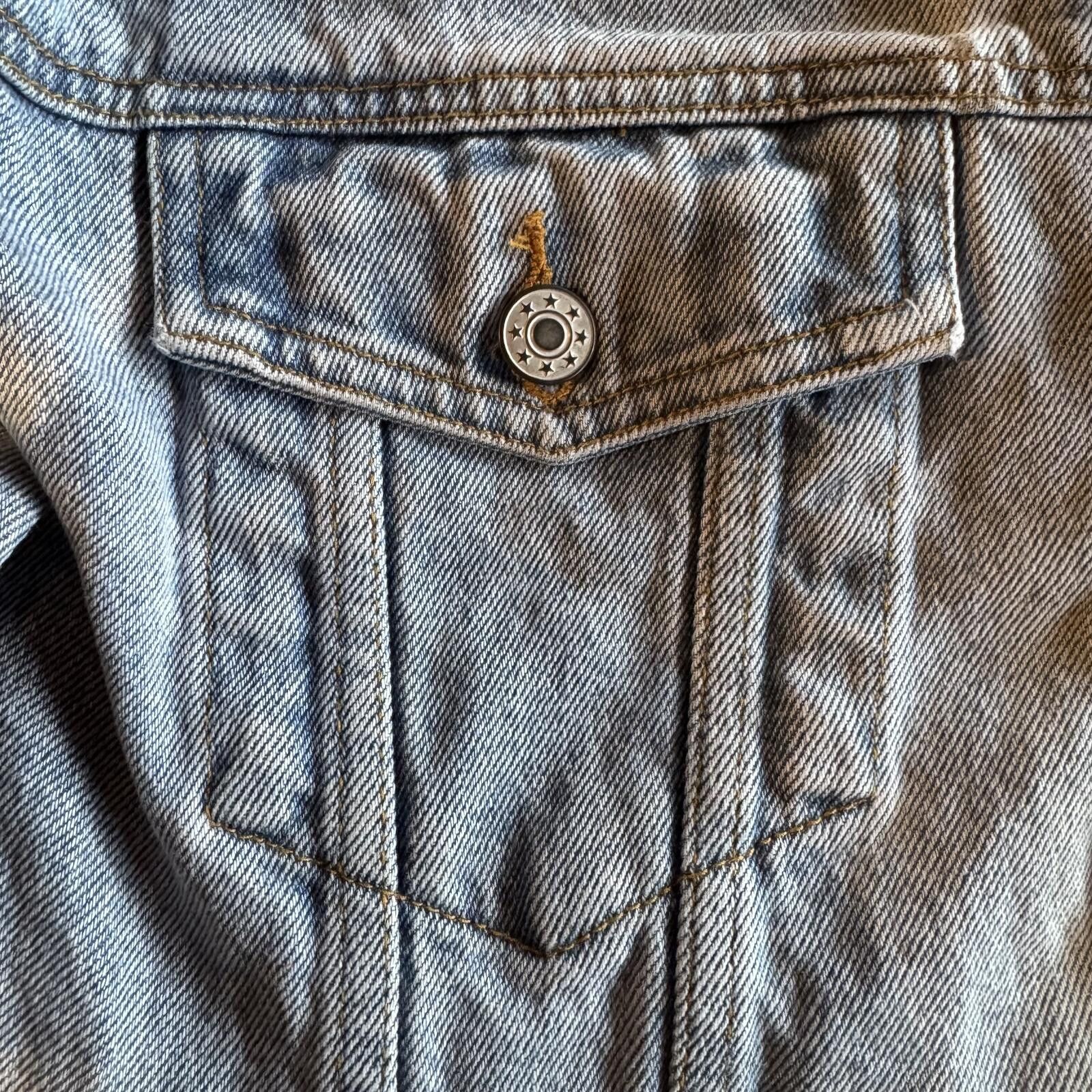 Other Vintage 90s Denim Jacket by Haggar Clothing Co. Size US XL / EU 56 / 4 - 4 Thumbnail