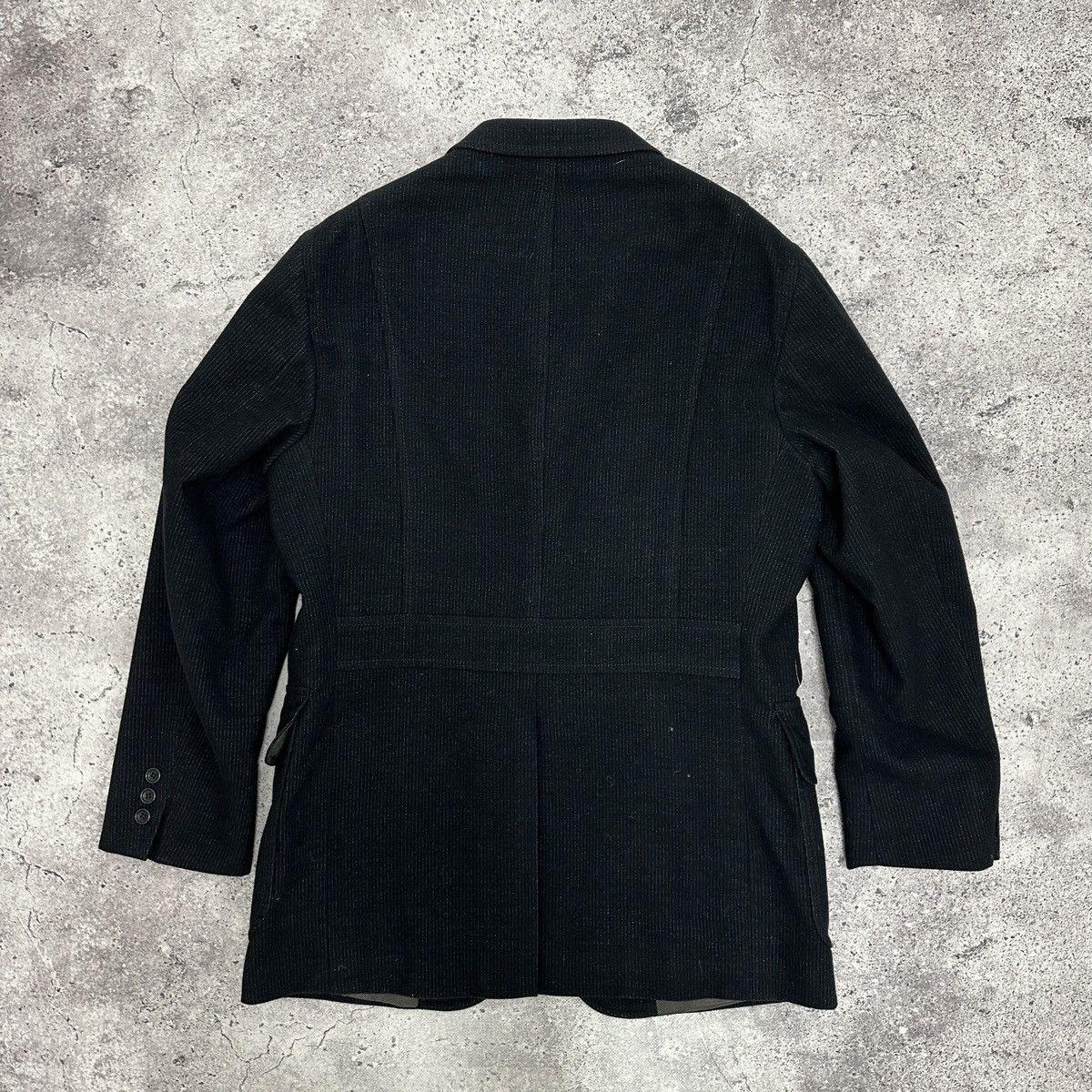 Kenzo Vintage 90s Kenzo Black Wool Jacket Blazer luxury y2k XL Size US XL / EU 56 / 4 - 2 Thumbnail