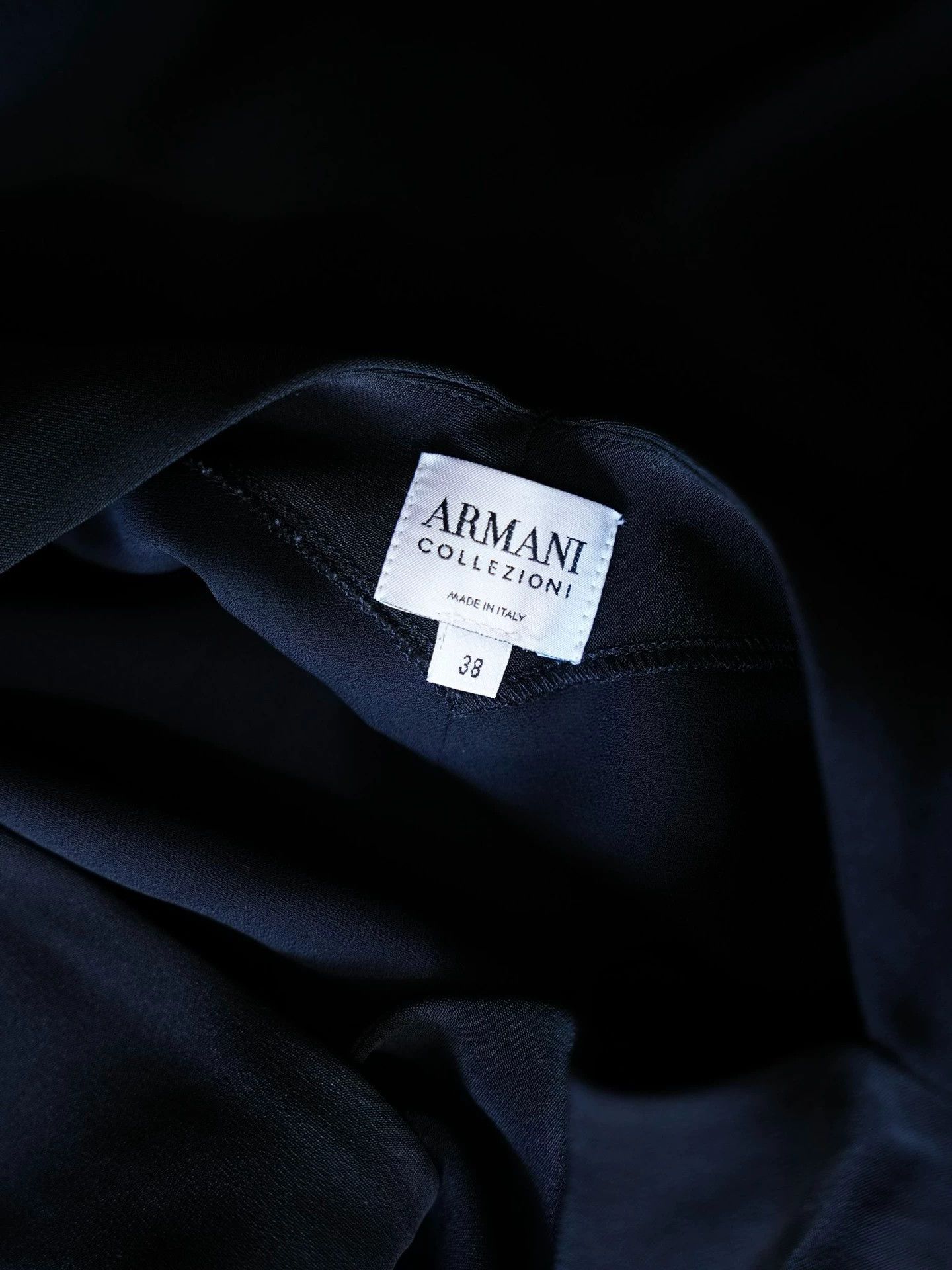 Armani Armani 2001 SS Sequin Halter Black Dress IT38 XS-S Size XS / US 0-2 / IT 36-38 - 7 Thumbnail