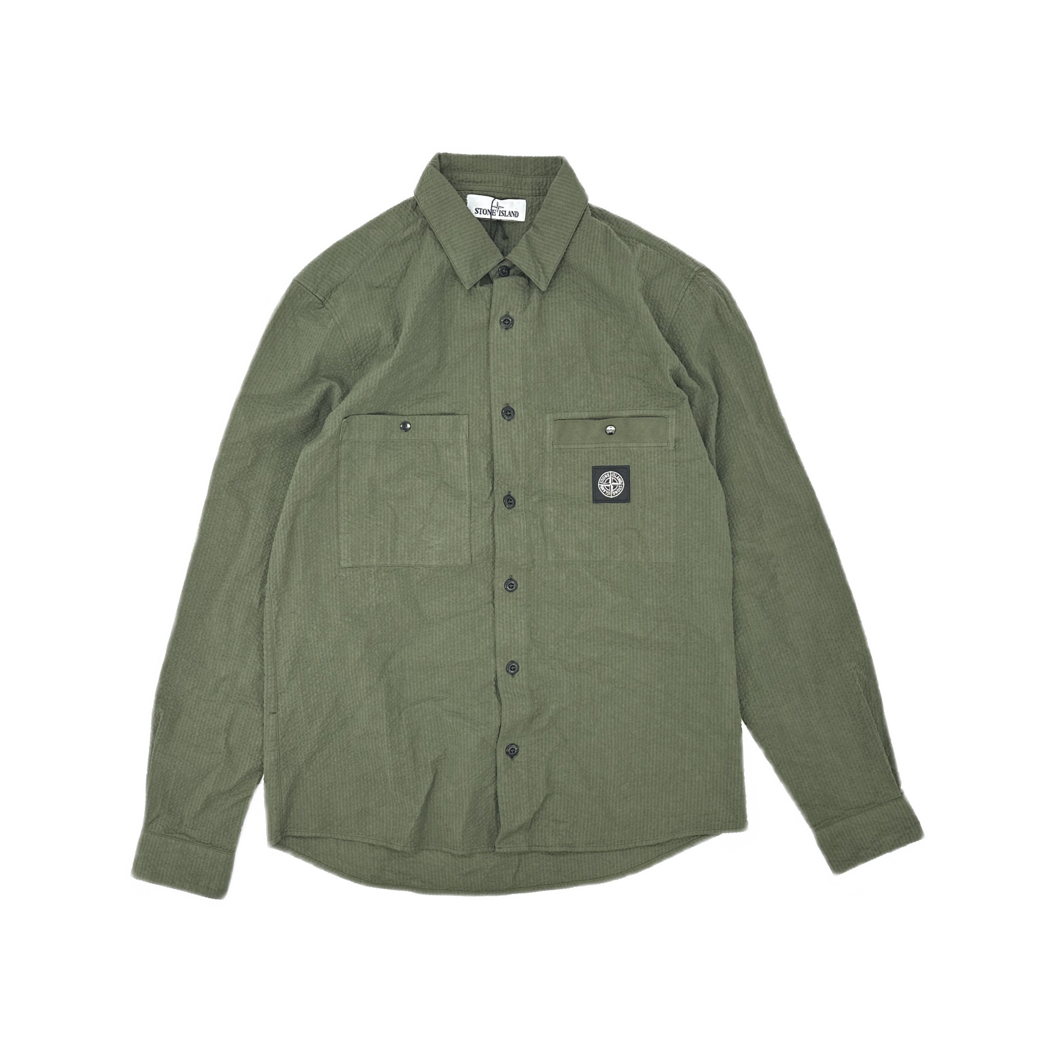 Stone Island STONE ISLAND Green Button Up Shirt Size M Size US M / EU 48-50 / 2 - 1 Thumbnail