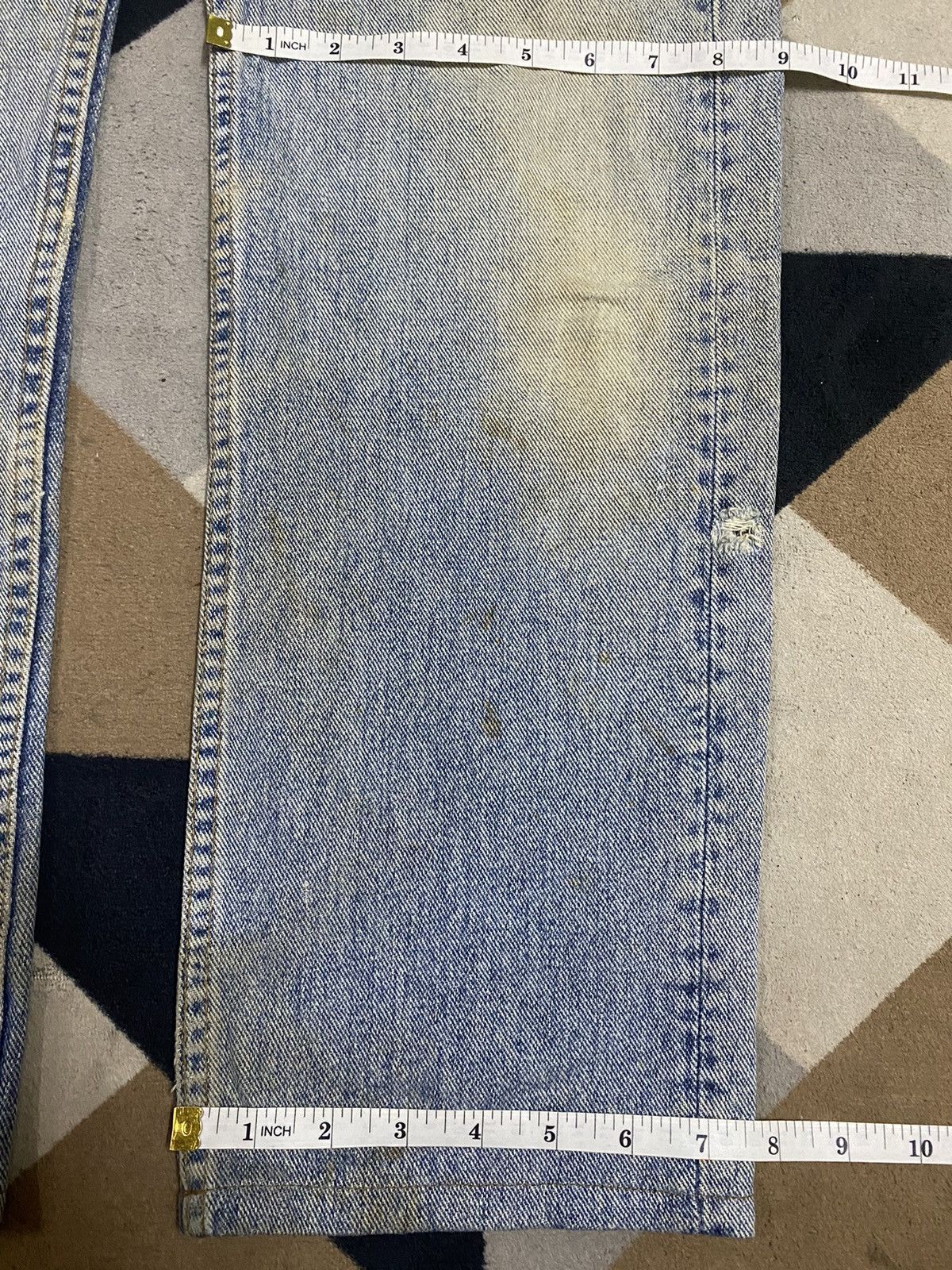 Levi's Vintage Clothing Vintage Levis505 90’s Mud Wash Grunge Distressed Loose Jeans Size US 32 / EU 48 - 16 Thumbnail
