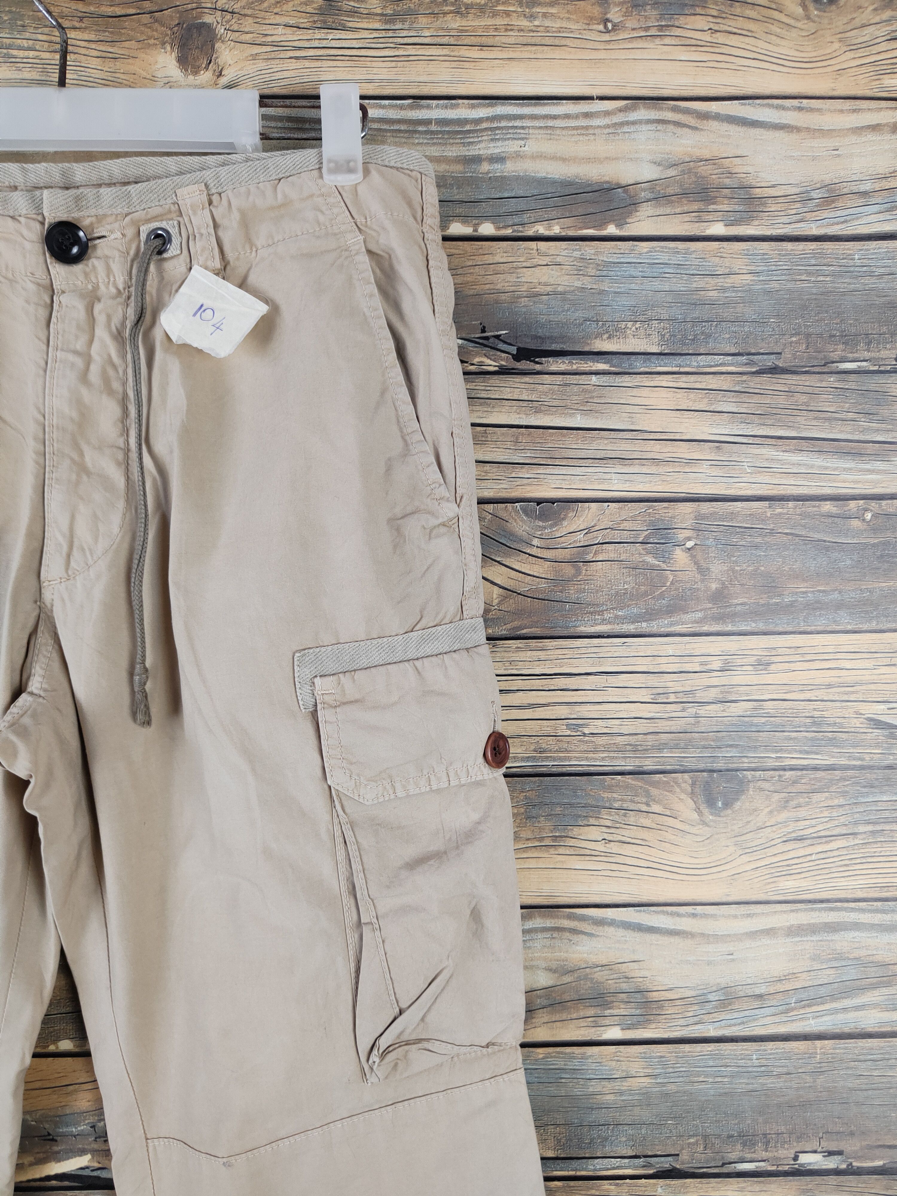 Edifice Japan DLL Edifice Beige Multipocket Tactical Cargo Pants #104 Size US 30 / EU 46 - 5 Thumbnail