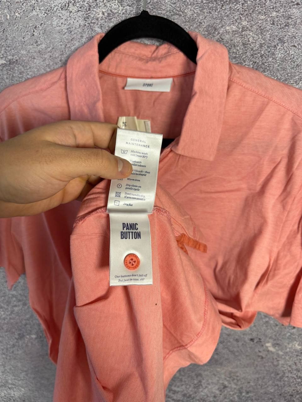 SPOKE Spoke London Polo Shirt Men's Rose Collar Stripes Medium Size US M / EU 48-50 / 2 - 9 Thumbnail