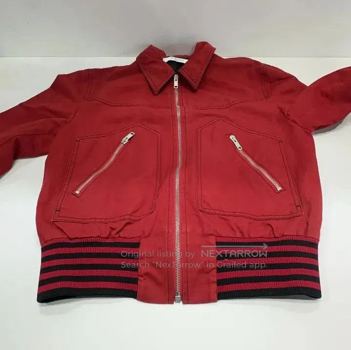 Givenchy Givenchy Unisex Red Lapel Jacket. Size US M / EU 48-50 / 2 - 6 Thumbnail