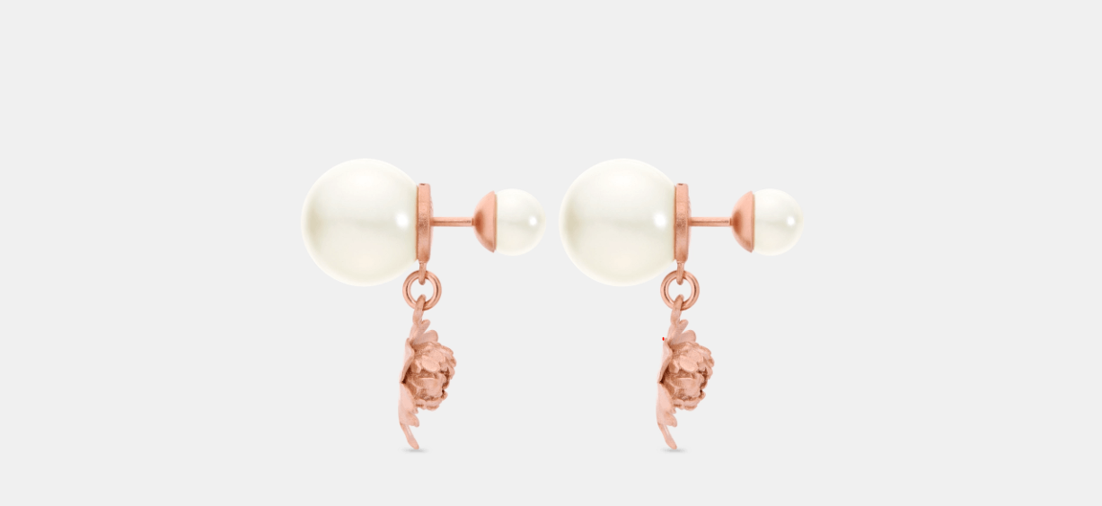 Dior o1w1db10424 Size: OS Dior Tribales Earrings in White/Pink Size ONE SIZE - 2 Thumbnail
