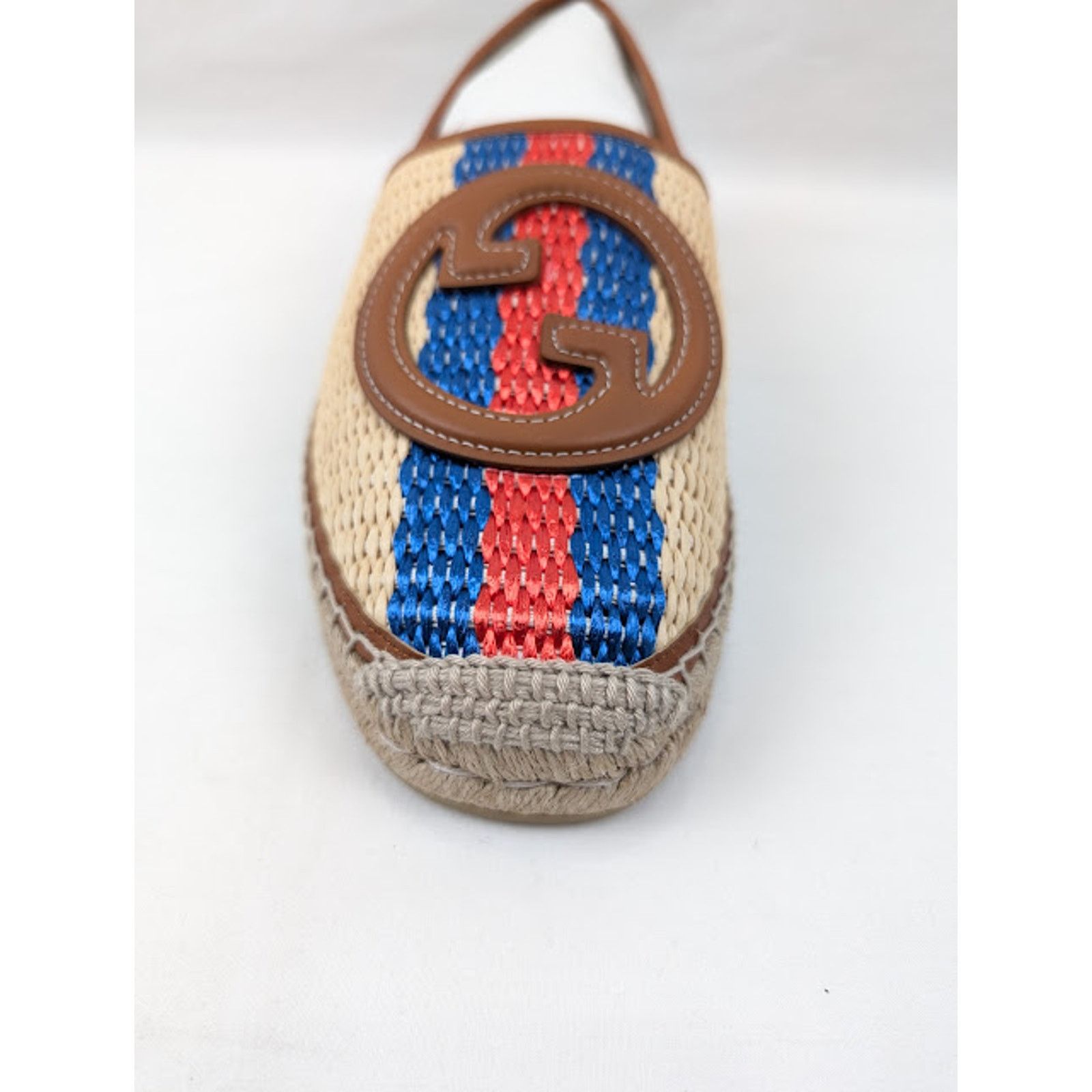 Gucci o1rshd1 Interlocking G Raffia Espadrilles in Multicolor Size US 9 / EU 42 - 5 Thumbnail