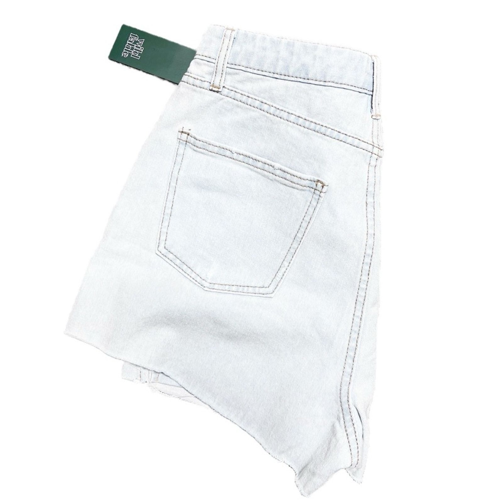 Target Basics New with Tags Wild Fable Women’s Super High Rise Jean Shorts Size 28" / US 6 / IT 42 - 10 Thumbnail