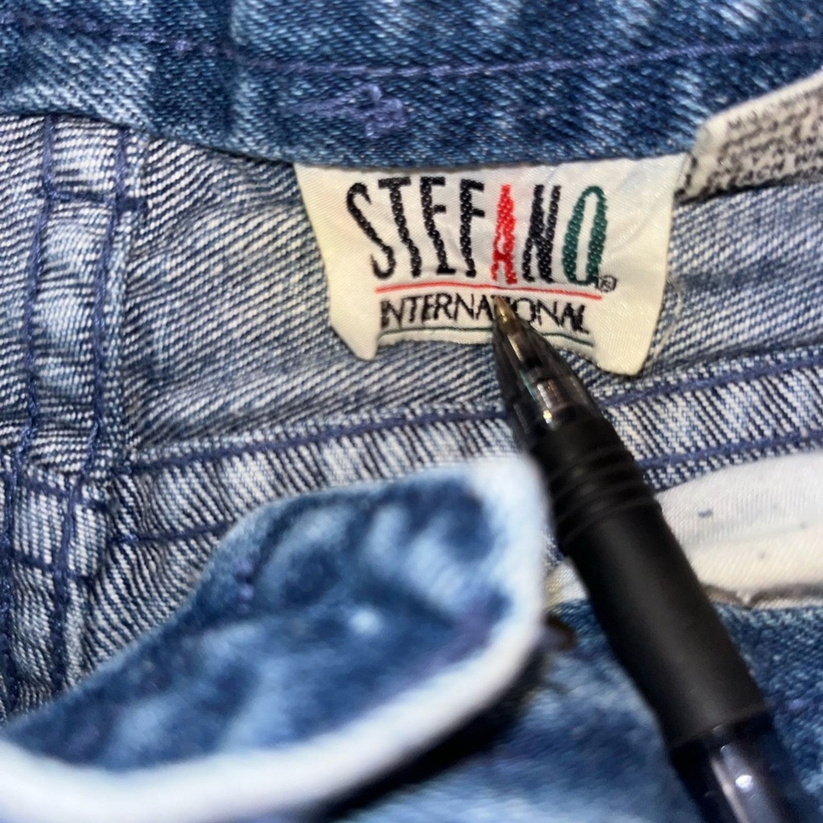Vintage Cool Vintage 1980s Stefano High Waist Tapered Leg Jeans! Size 30" / US 8 / IT 44 - 6 Thumbnail