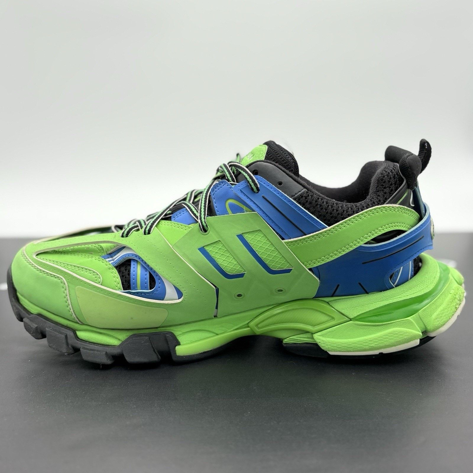 Balenciaga Balenciaga Track ' Blue Green ' | GREAT CONDITION! Size US 12 / EU 45 - 4 Thumbnail