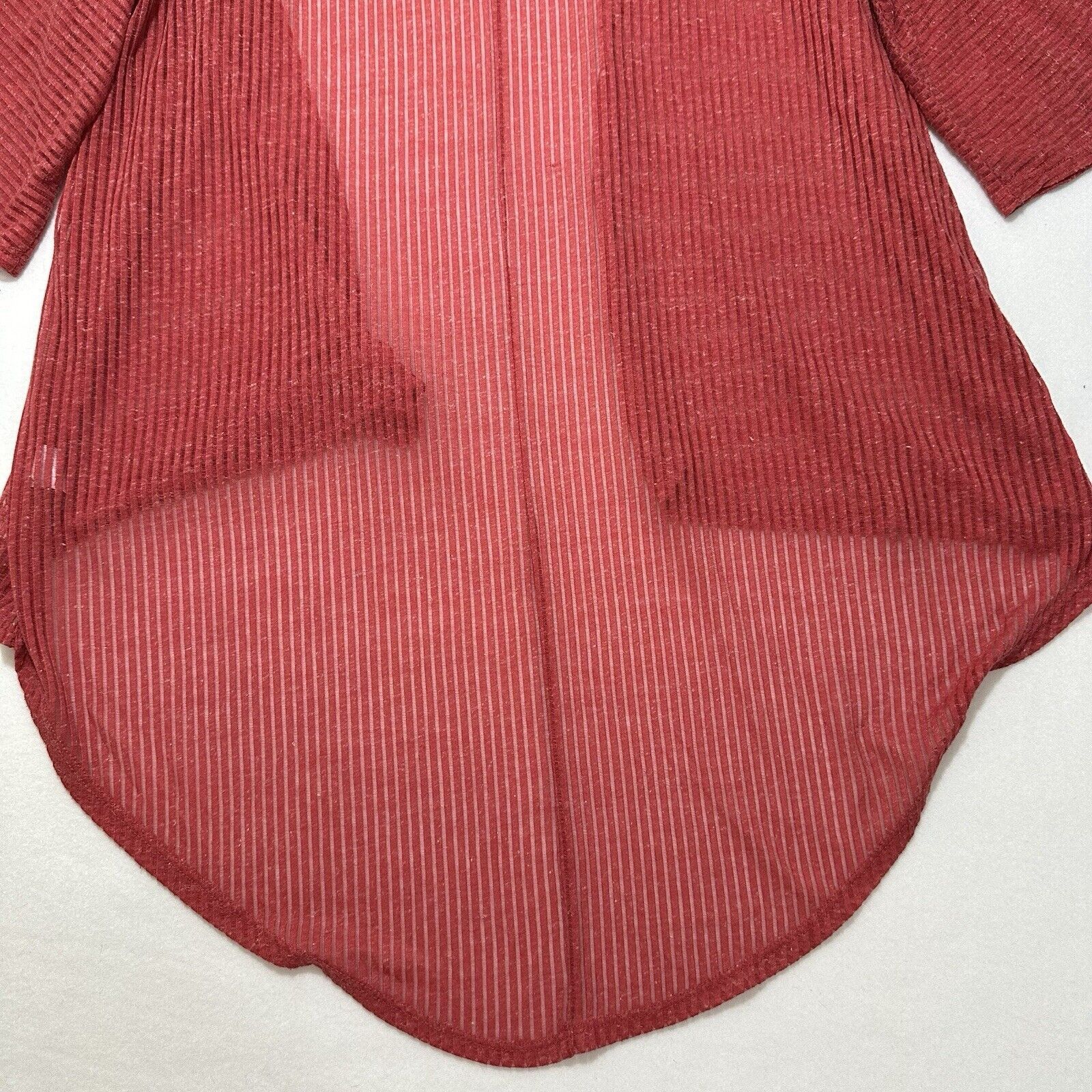Other LuLaRoe Small Cardigan Sweater Open Front Pink Flax Blend Size S / US 4 / IT 40 - 12 Thumbnail