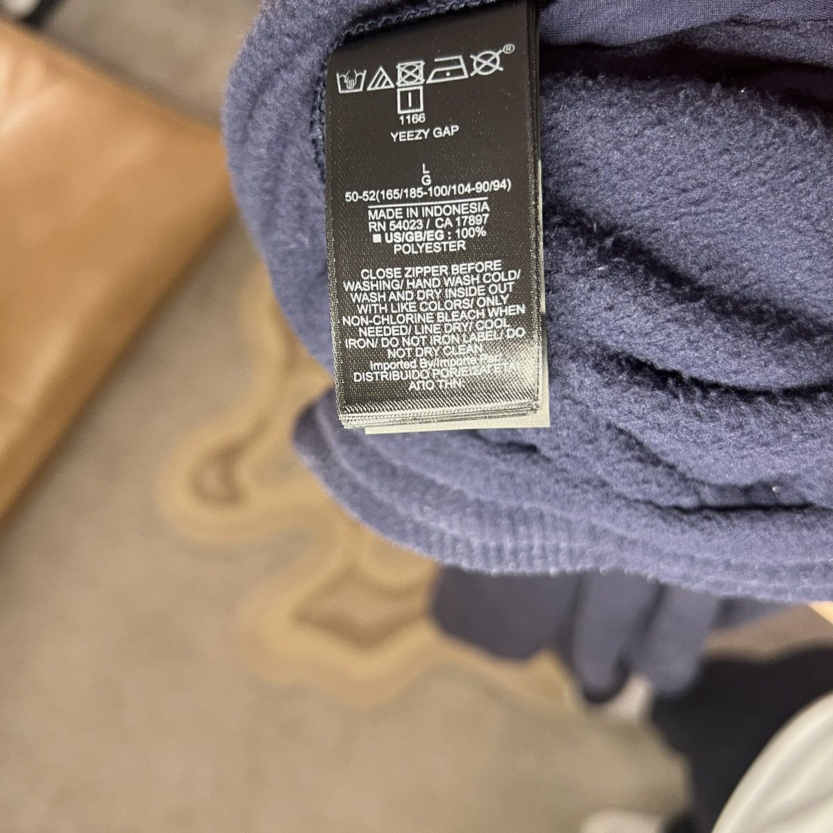 Gap × Yeezy Yeezy Gap Sweatpants Large Navy Size US 32 / EU 48 - 3 Thumbnail