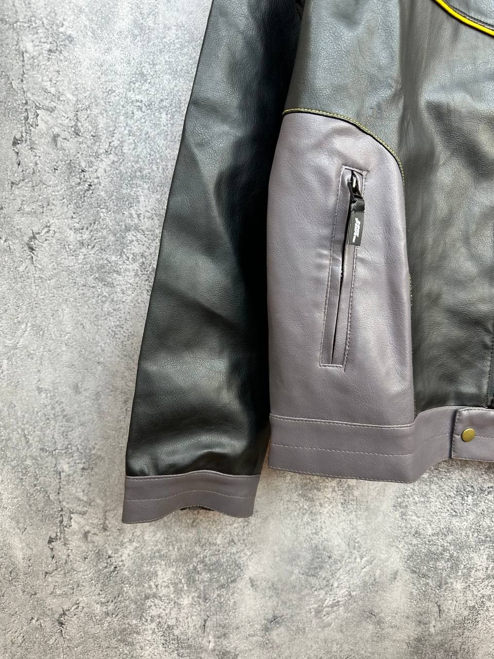 No Fear No Fear Racing Faux Leather Jacket Moto Biker Patches Zip Size US S / EU 44-46 / 1 - 6 Thumbnail