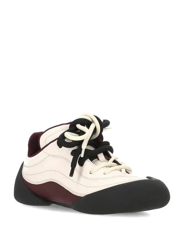 Alexander McQueen o1w1db10925 Flexion Sneaker in Off White/Bordeaux Size US 9 / IT 39 - 2 Thumbnail