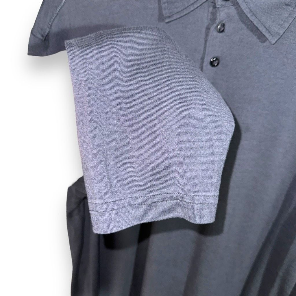 Tommy Bahama Gray Tommy Bahama Silk & Wool Island Soft L/S Polo Shirt L Size US L / EU 52-54 / 3 - 4 Thumbnail