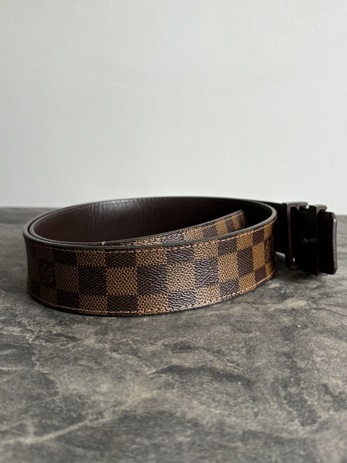 Louis Vuitton Louis Vuitton LV Damier belt Size 40 - 3 Thumbnail