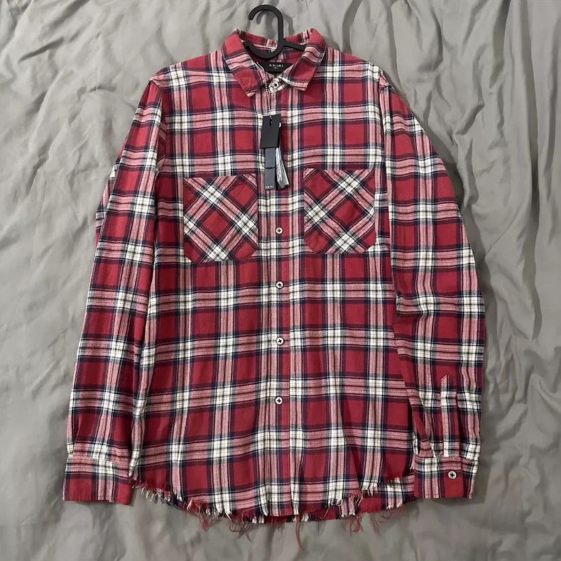 Amiri 16SS red plaid shirt 2501-Nextarrow