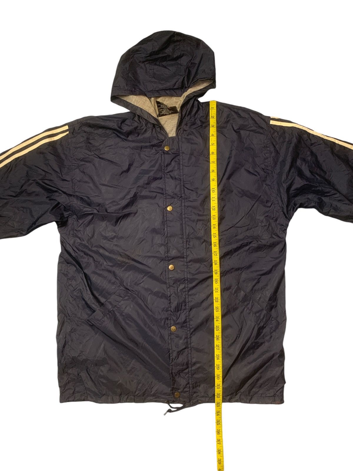 Adidas × Vintage Rare Design Vintage Adidas 3 Stripes Windbreakers Size US M / EU 48-50 / 2 - 12 Thumbnail