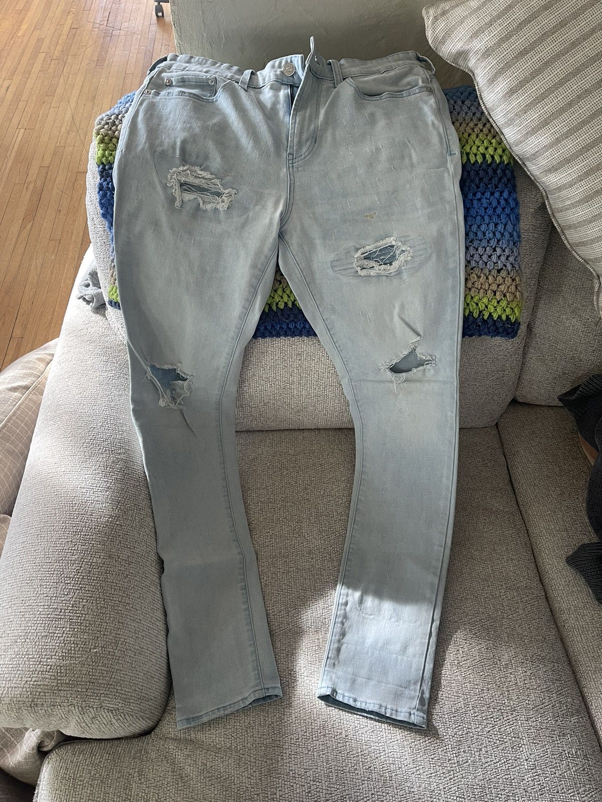 Pacsun PacSun skinny stacked jeans Size US 32 / EU 48 - 2 Thumbnail