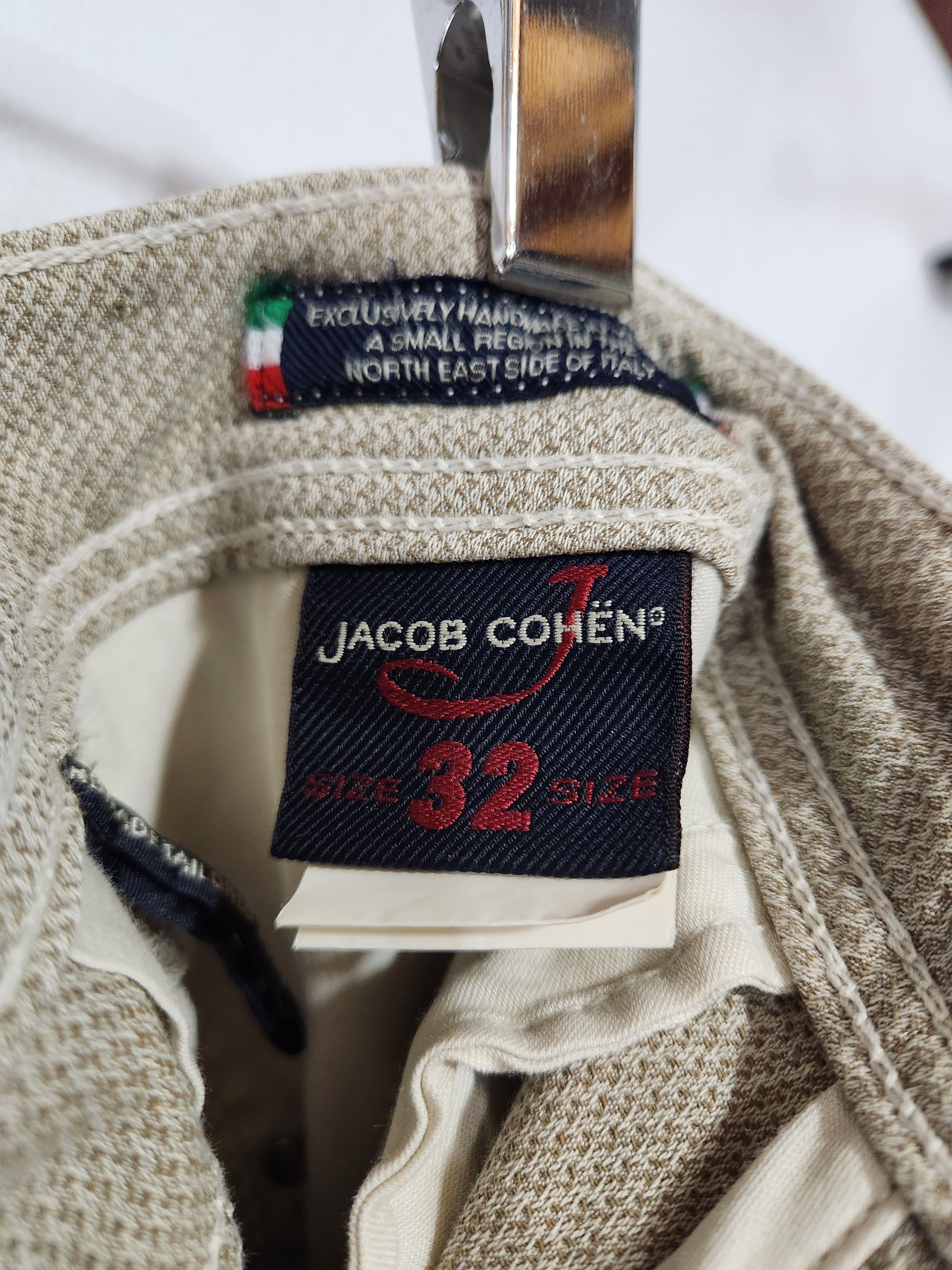 Jacob Cohen Nick Fit Style 622 Cross Woven Gray Size US 32 / EU 48 - 11 Thumbnail