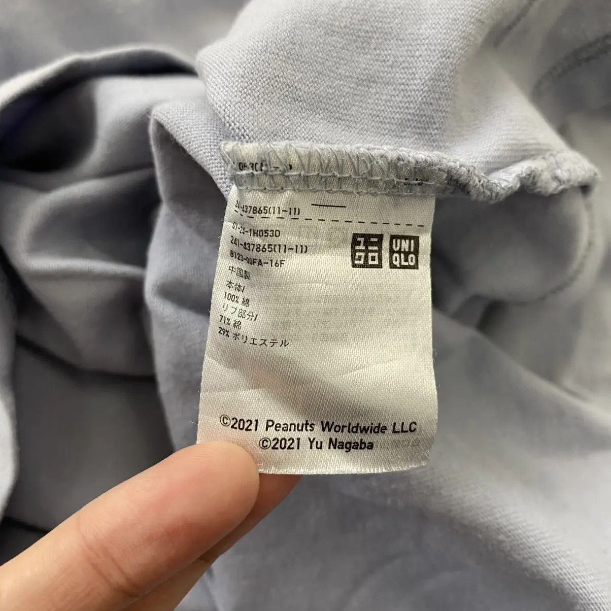 Peanuts × Uniqlo PEANUTS x YU NAGABA x UNIQLO Baggy Tee Shirt Top Long Sleeve Size XL / US 12-14 / IT 48-50 - 7 Thumbnail