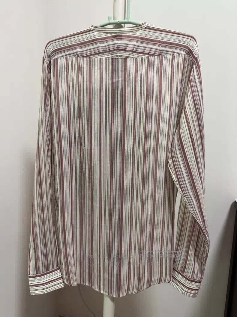 Hermes Hermes Silk shirt, Henry collar, 20% silk + 80% cotton Size US XXS / EU 40 - 2 Thumbnail