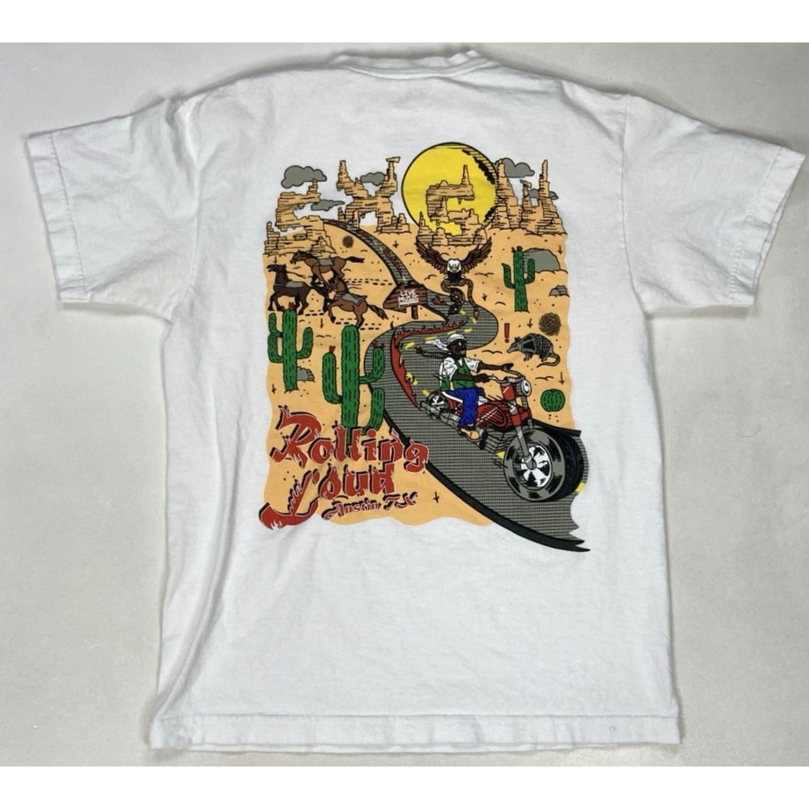 Vintage VINTAGE Rolling Loud Austin Texas Graphic T-shirt Women Medium Hip Hop Music Festival Size M / US 6-8 / IT 42-44 - 2 Thumbnail