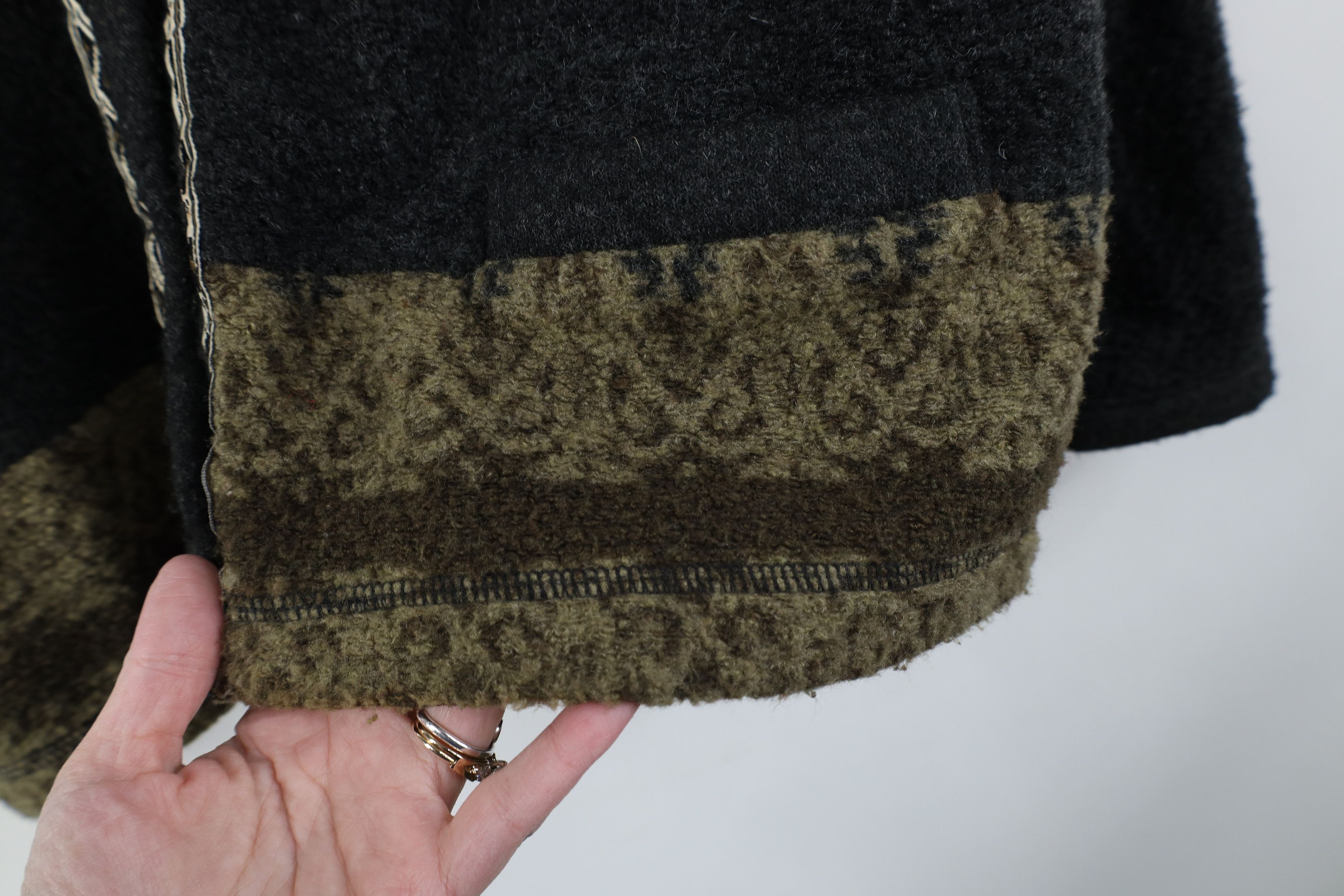 Vintage Vintage 90s Streetwear Knit Fair Isle Cardigan Sweater Size M / US 6-8 / IT 42-44 - 9 Thumbnail