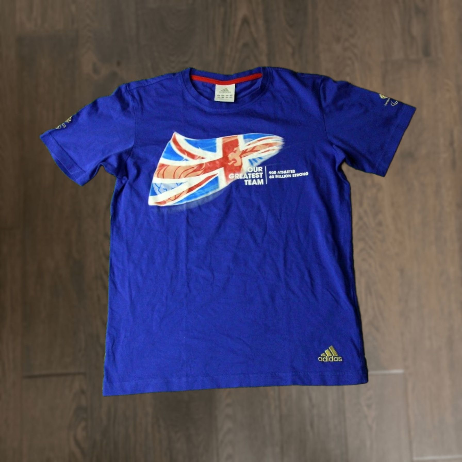 Adidas GREAT BRITAIN OLYMPIC games 2012 ADIDAS T-Shirt TEE JERSEY XS Blue Mens Shirt XS Adidas Original Size XS Size US XS / EU 42 / 0 - 1 Thumbnail