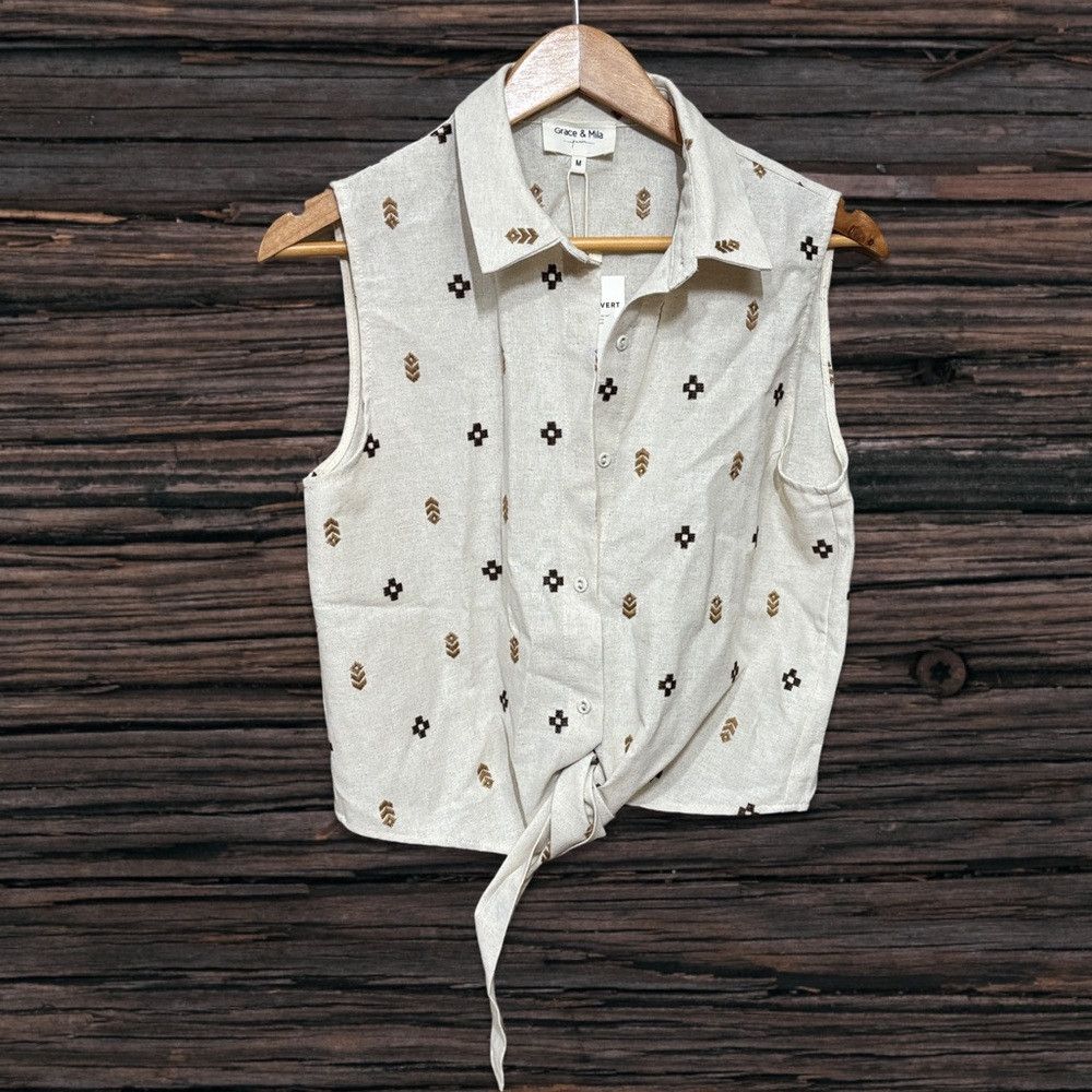 Other Grace & Mila Milky Shirt NWT Size M / US 6-8 / IT 42-44 - 1 Thumbnail
