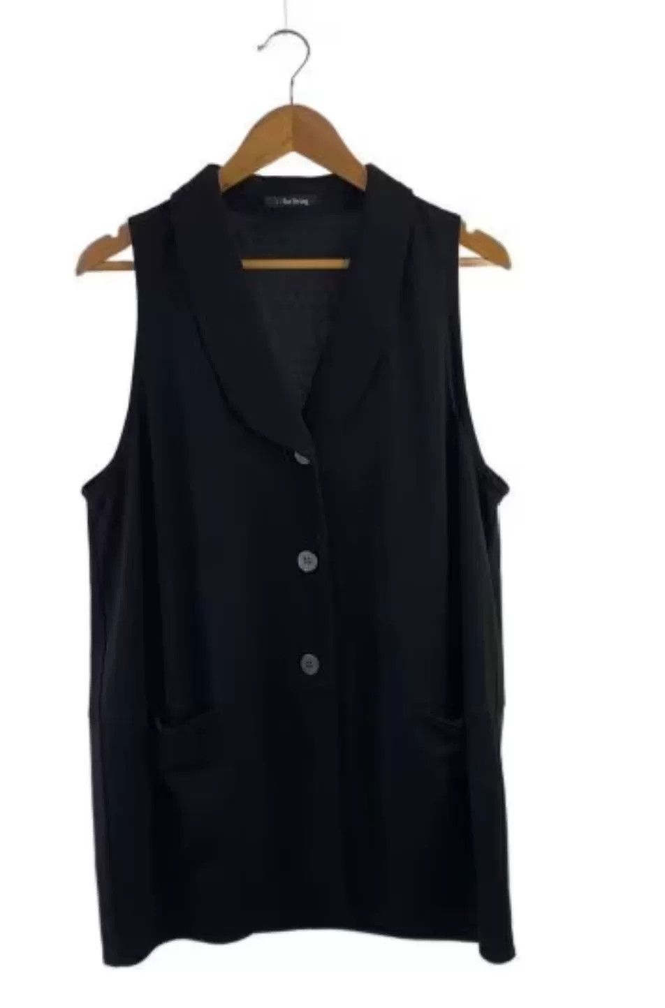 Yohji Yamamoto Y's for Living Black Vest Size US M / EU 48-50 / 2 - 1 Thumbnail