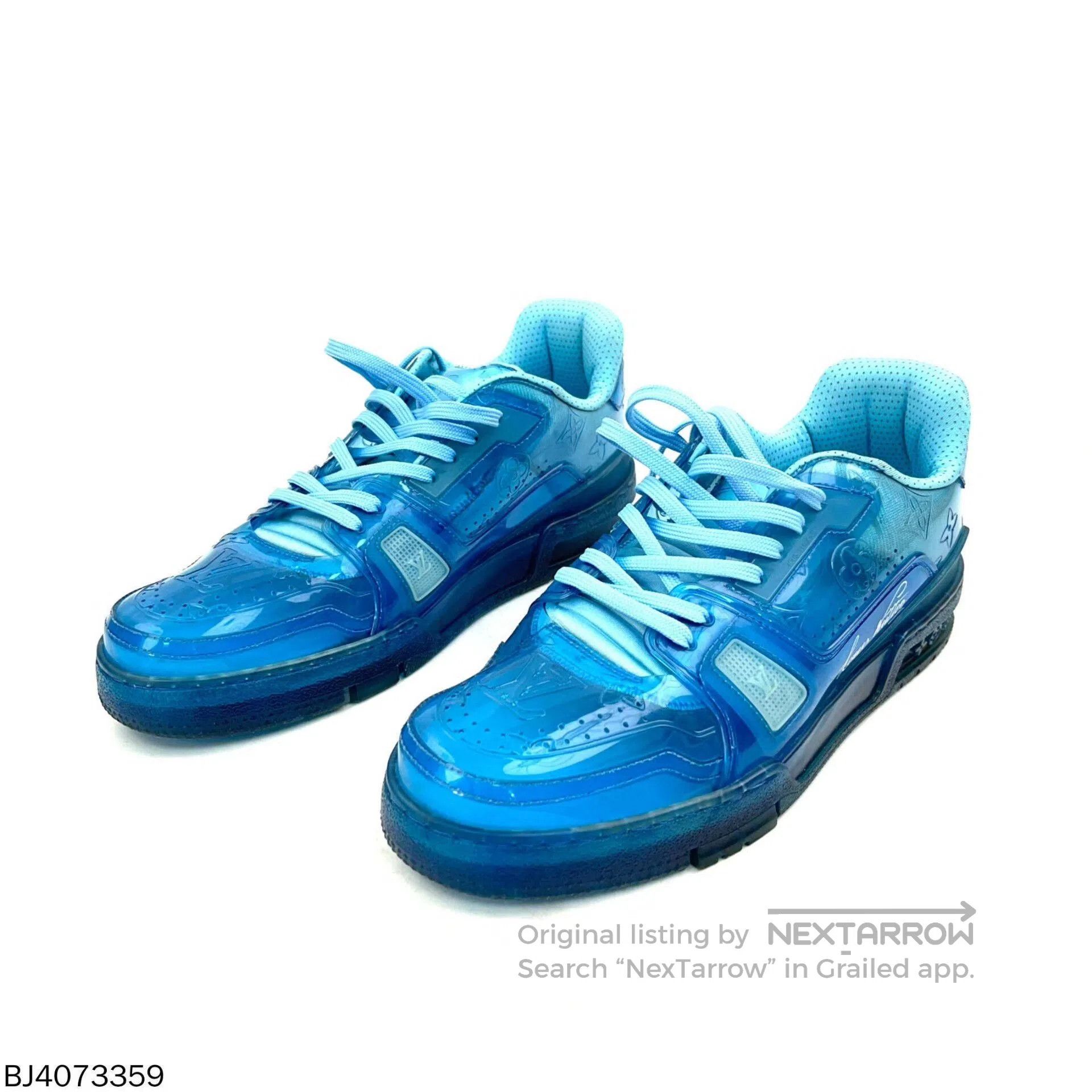 Louis Vuitton louis vuitton trainer leather low-top sneakers. Size US 7 / EU 40 - 1 Thumbnail