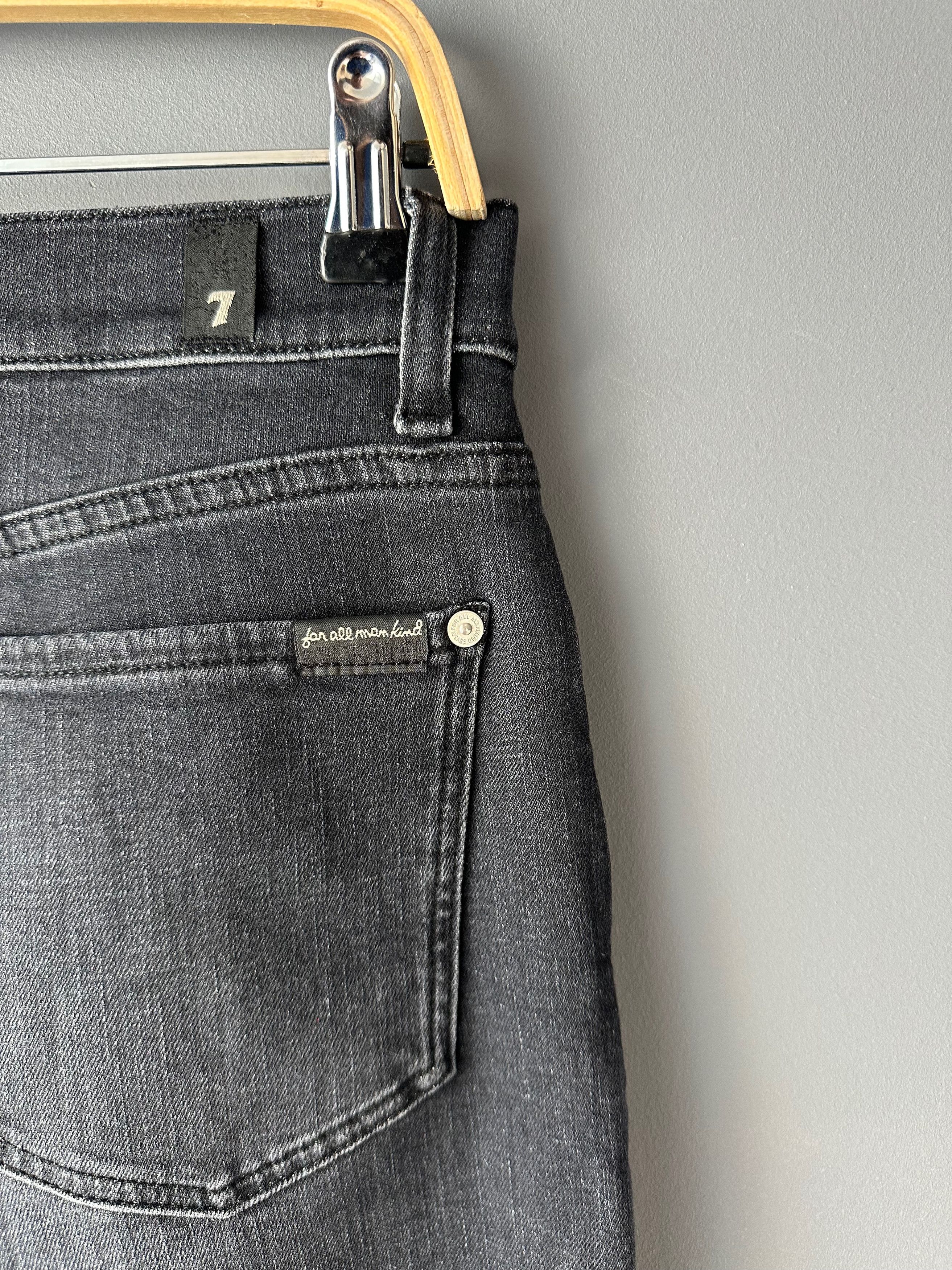 7 For All Mankind 7 For All Mankind Relaxed Skinny Blacky Jeans Trousers Size 27" / US 4 / IT 40 - 12 Thumbnail