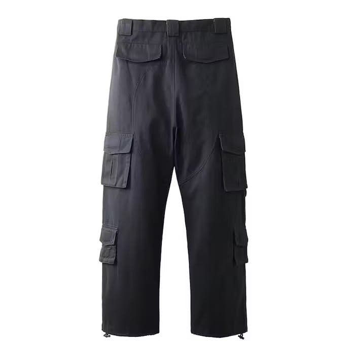 Japanese Brand × Vintage Black Cargo Pant Size US 30 / EU 46 - 5 Thumbnail